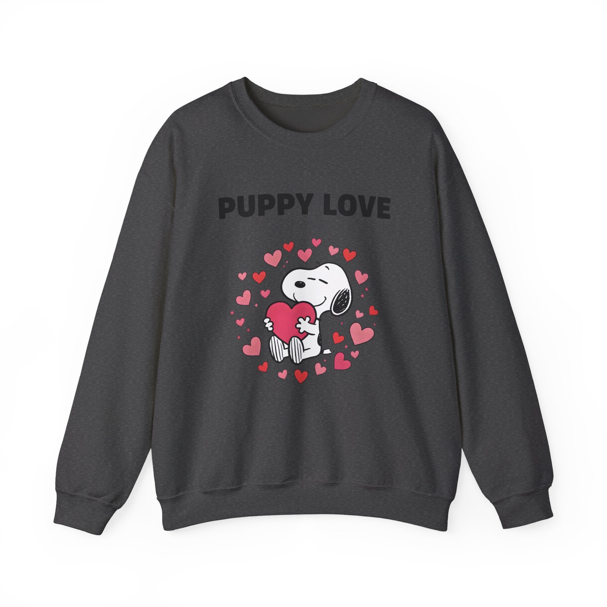 Puppy Love Snoopy Heart sweatshirt | Cute dog Valentine crewneck