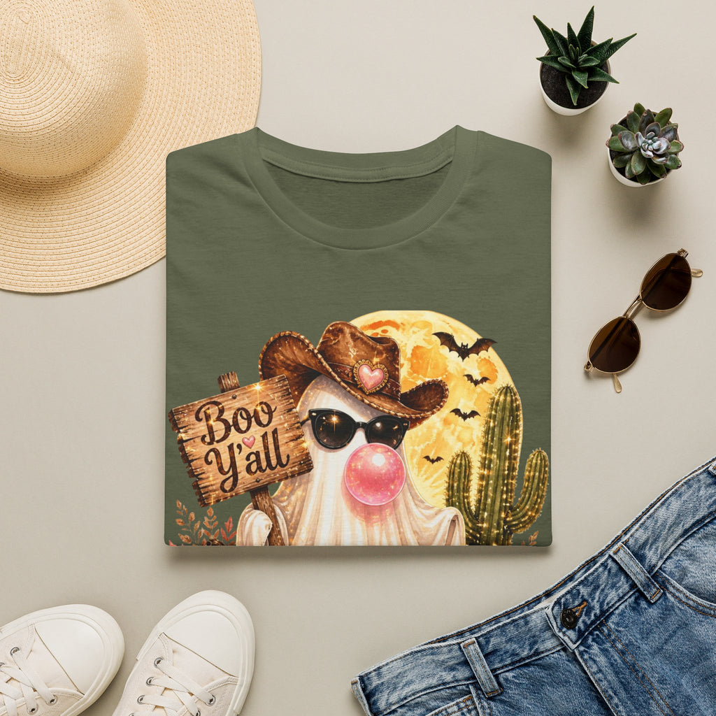 Halloween Gnome T-Shirt — 'Boo Y'all' Western Pumpkin Tee