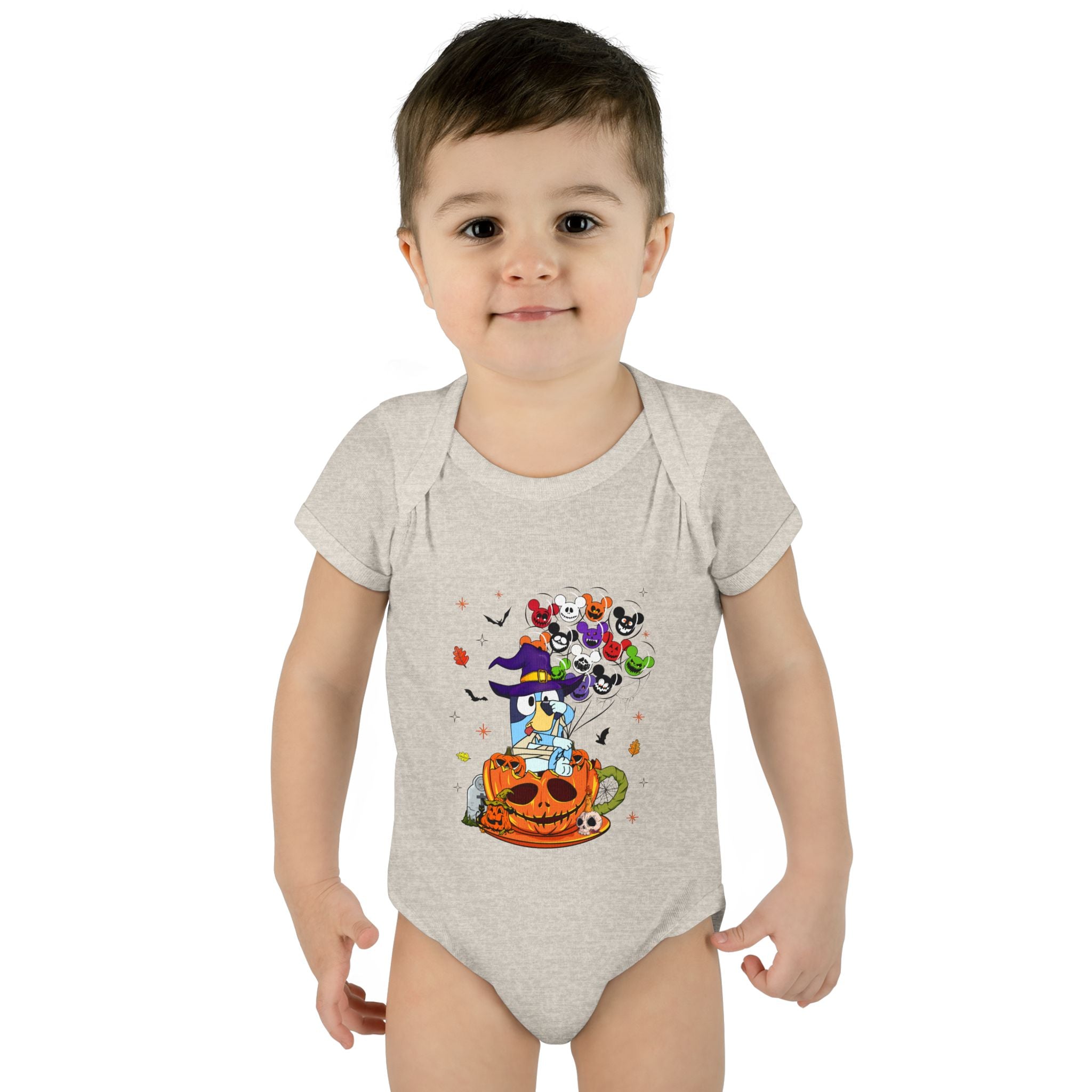 Infant Halloween Witch Pumpkin Bodysuit – Cute Baby Trick-or-Treat Costume