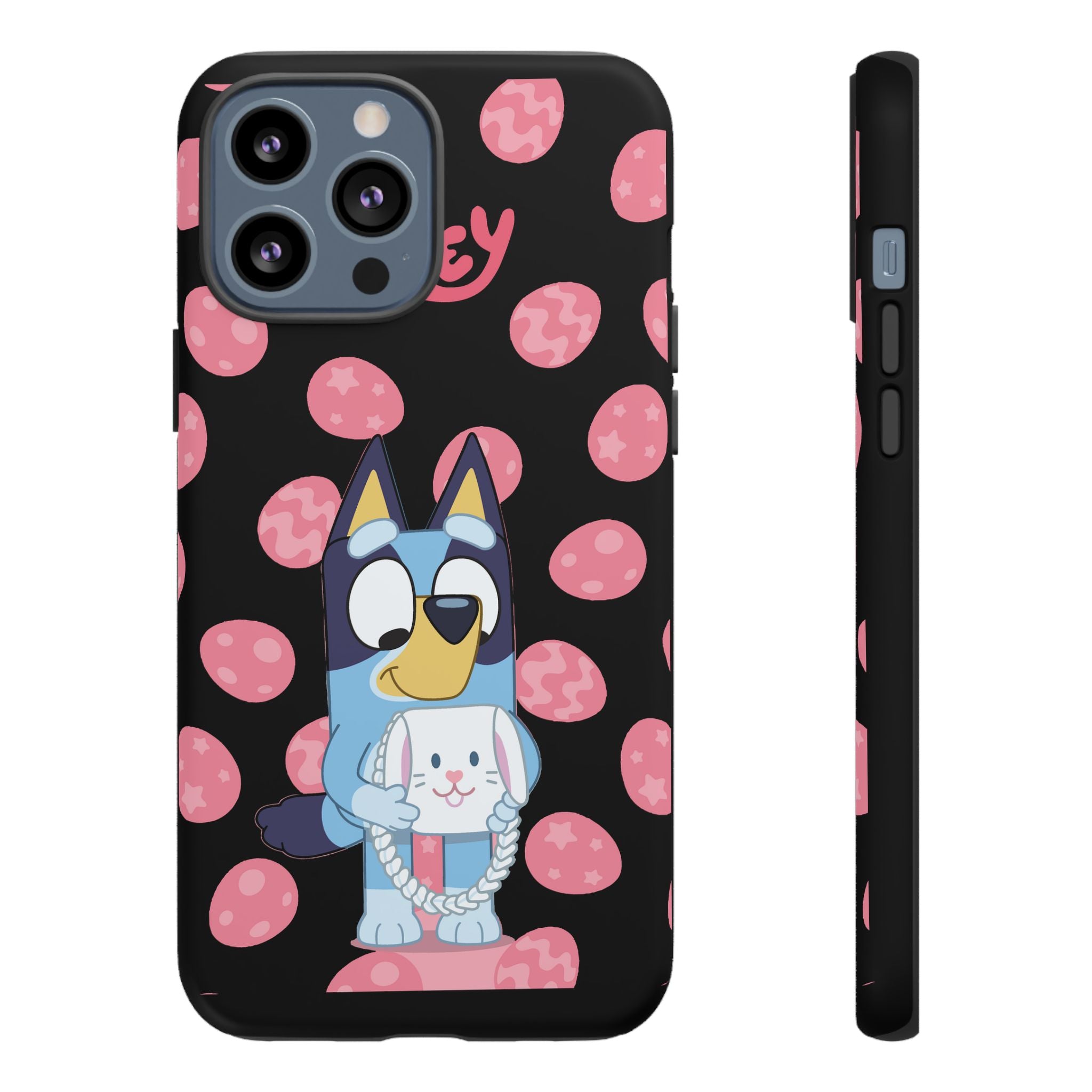Bluey Holding Bunny phone case | Cute cartoon character phone case