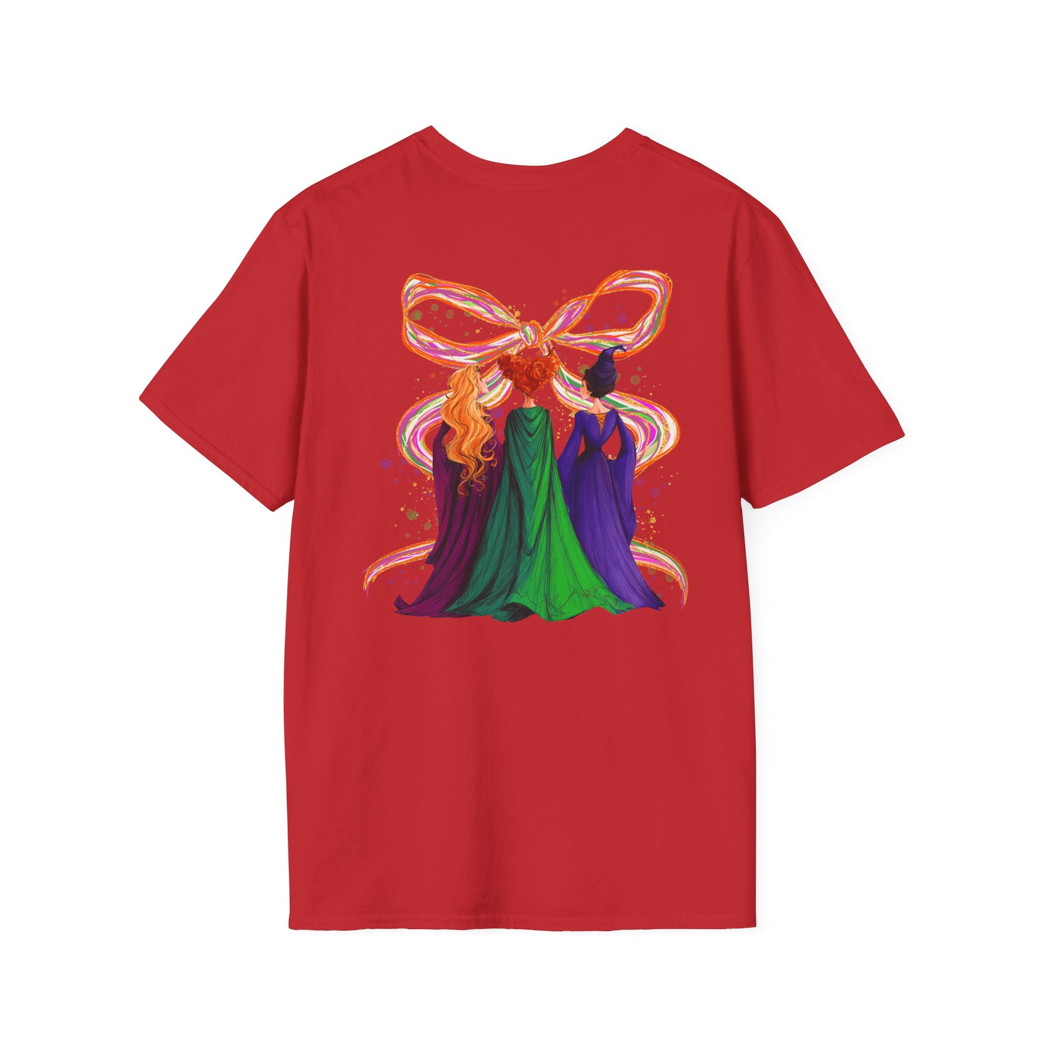 Hocus Pocus Halloween T‑Shirt — Colorful Witch Sisters Movie Tribute