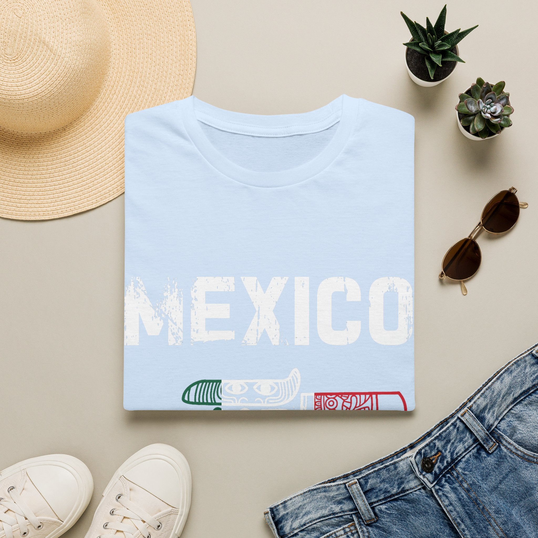 Mexico Flag Guitar T-Shirt — Mexican Pride Music Tee