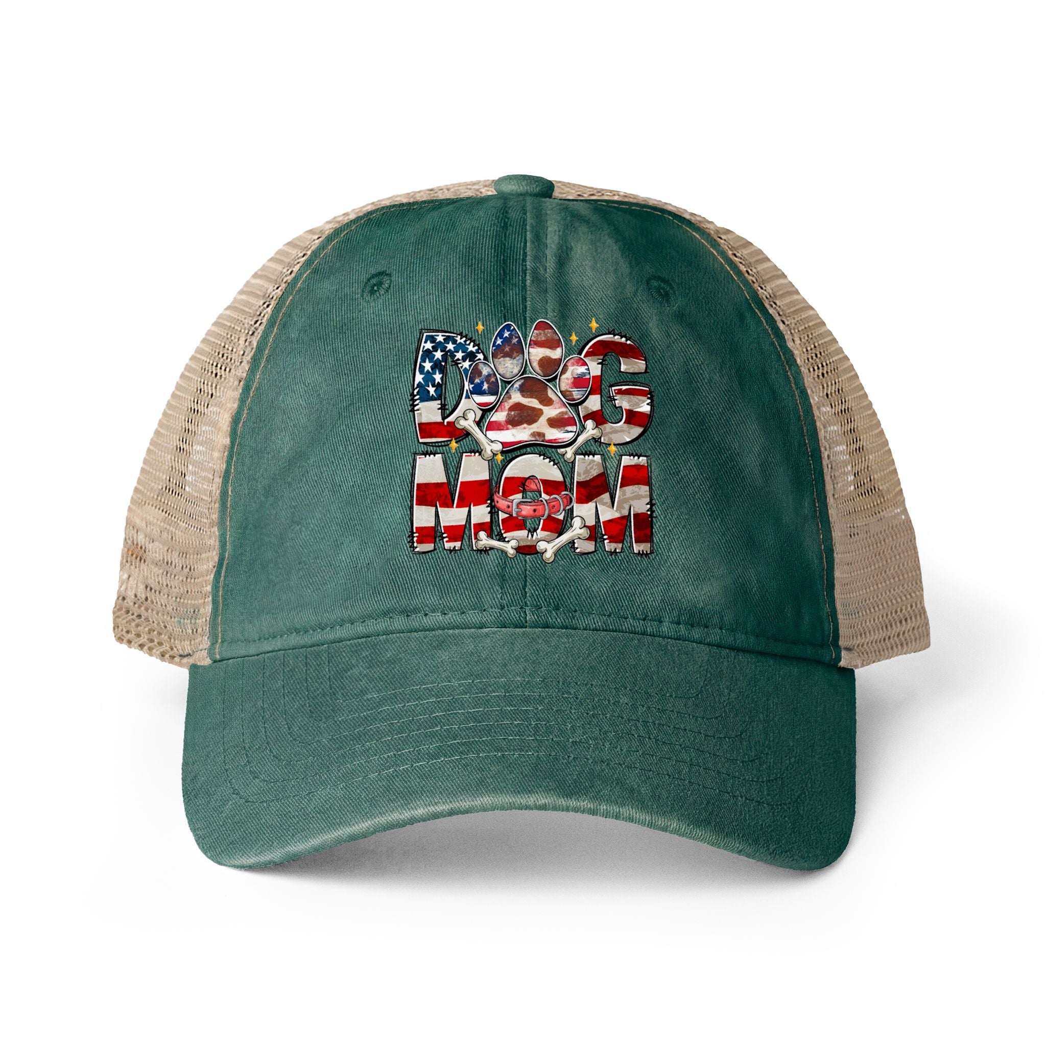 Women's Washed Mesh-Back Cap