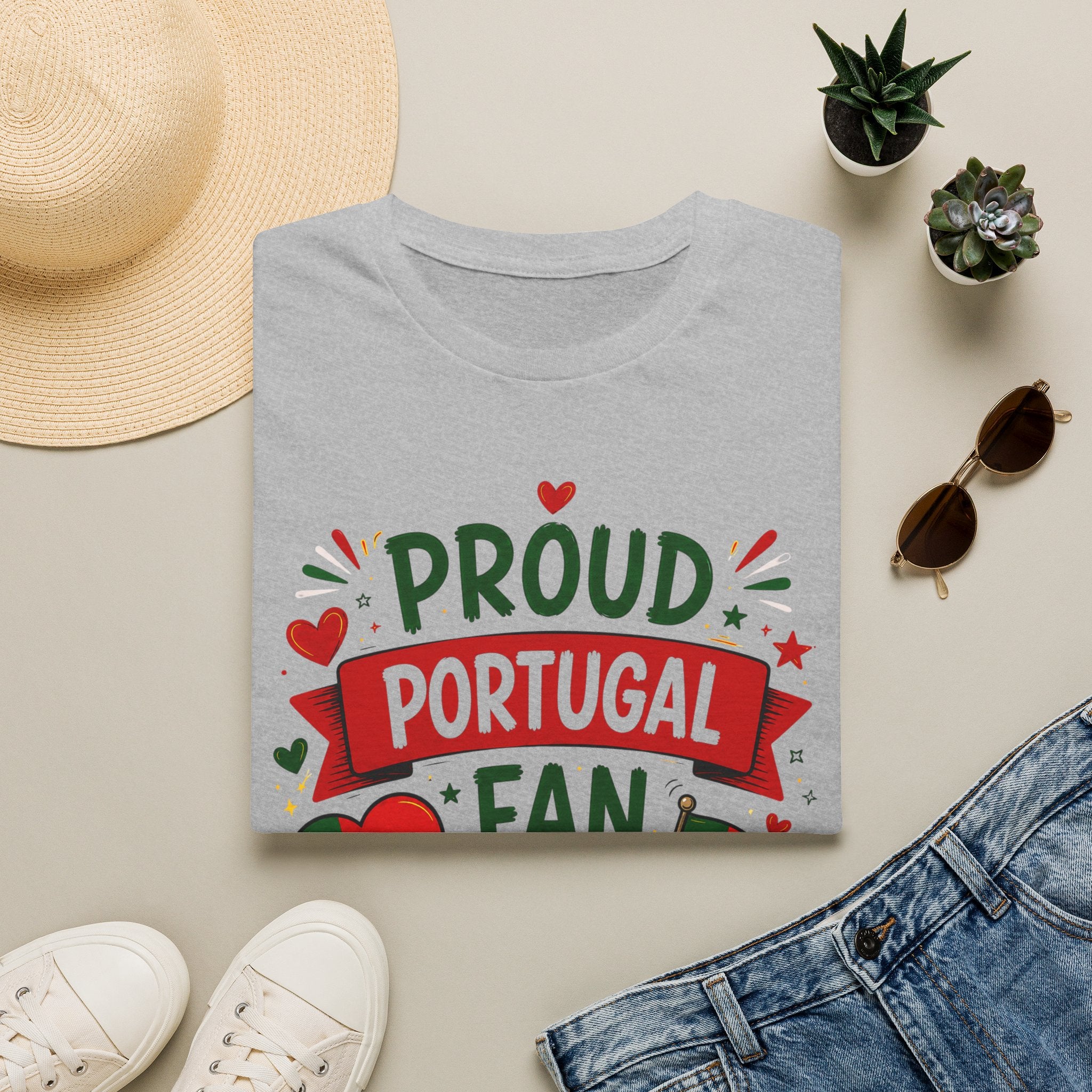 Portugal Fan T‑Shirt — Proud Portugal Fan Soccer Tee