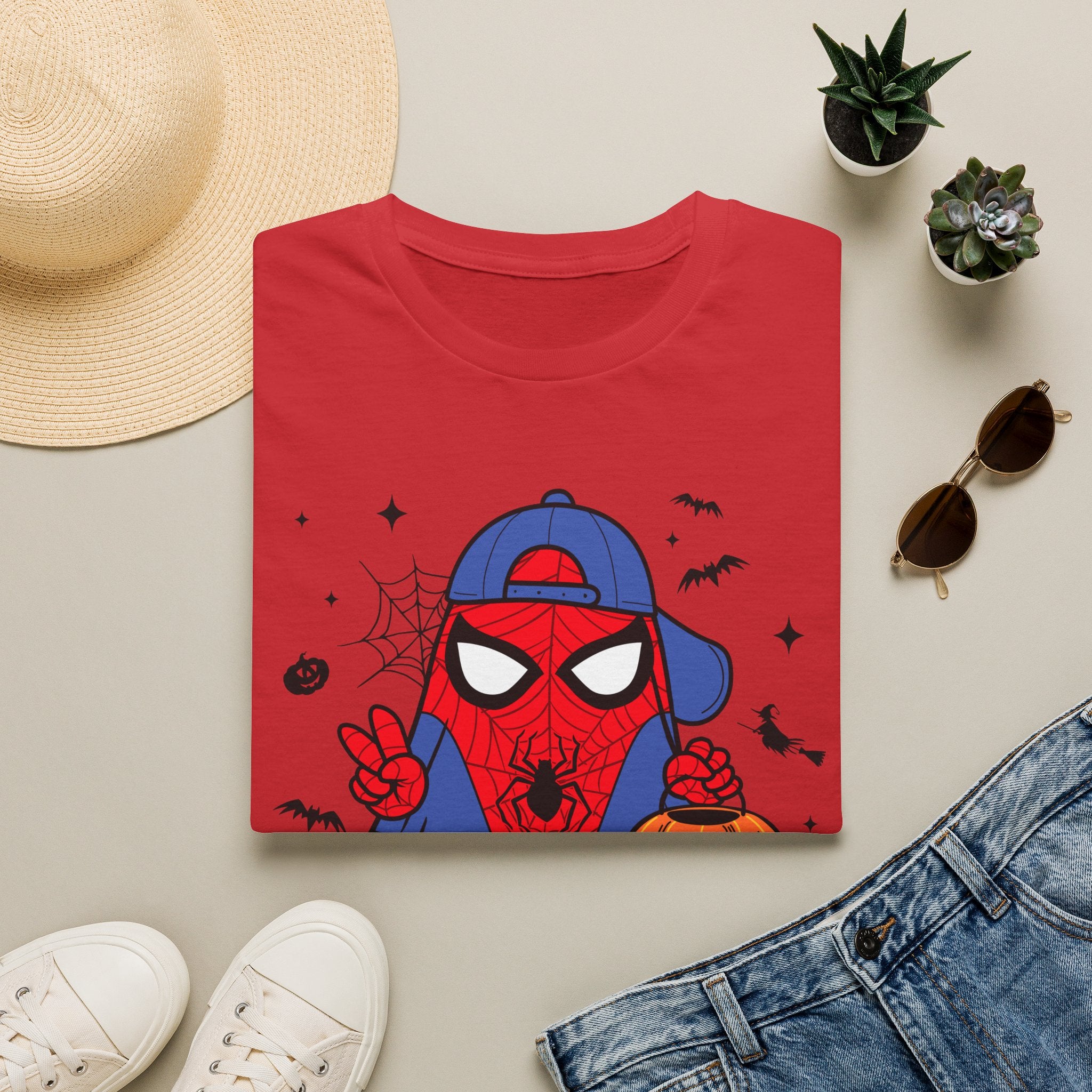 Spidey Trick-or-Treat T-Shirt — Cute Halloween Spider-Man Costume Tee