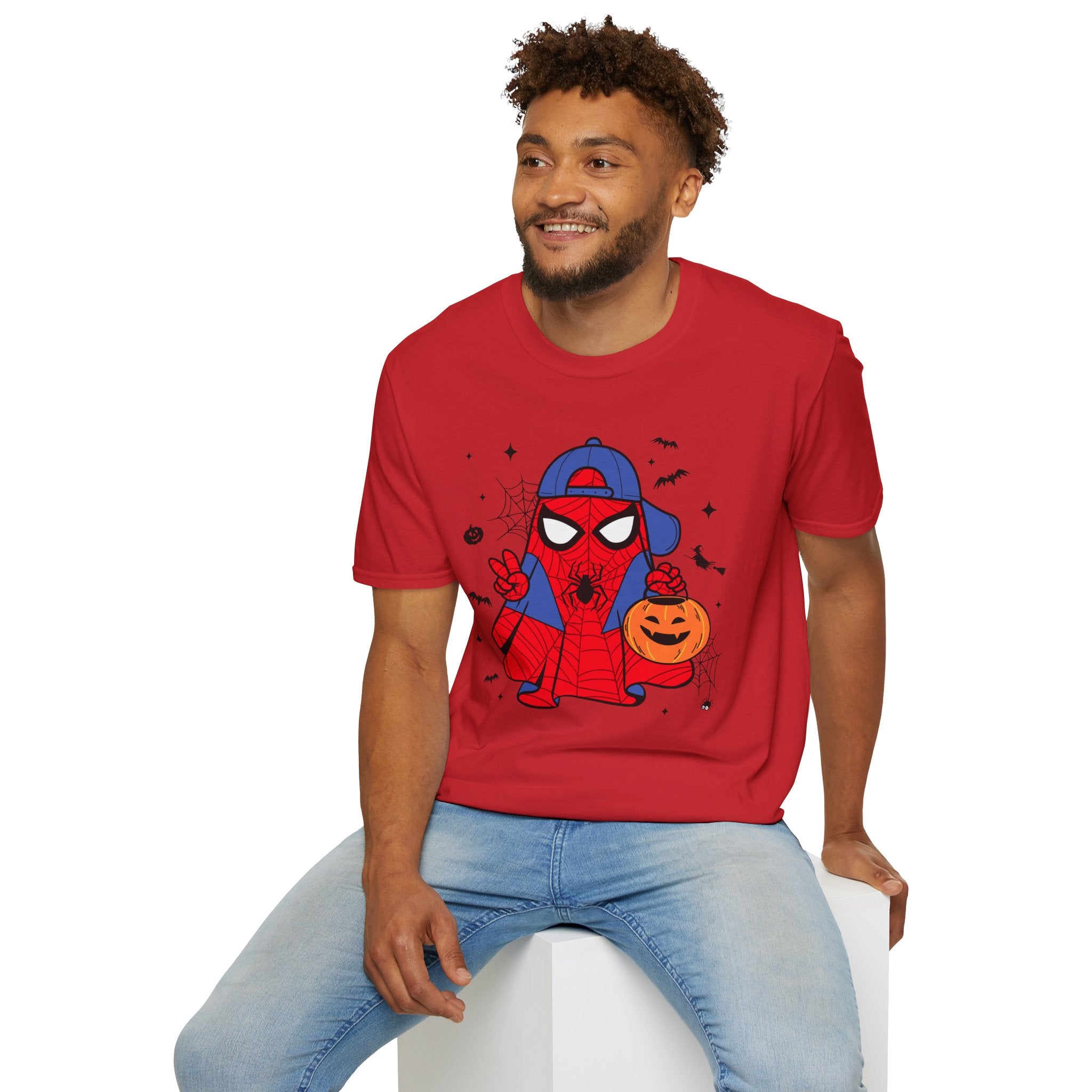 Spidey Trick-or-Treat T-Shirt — Cute Halloween Spider-Man Costume Tee