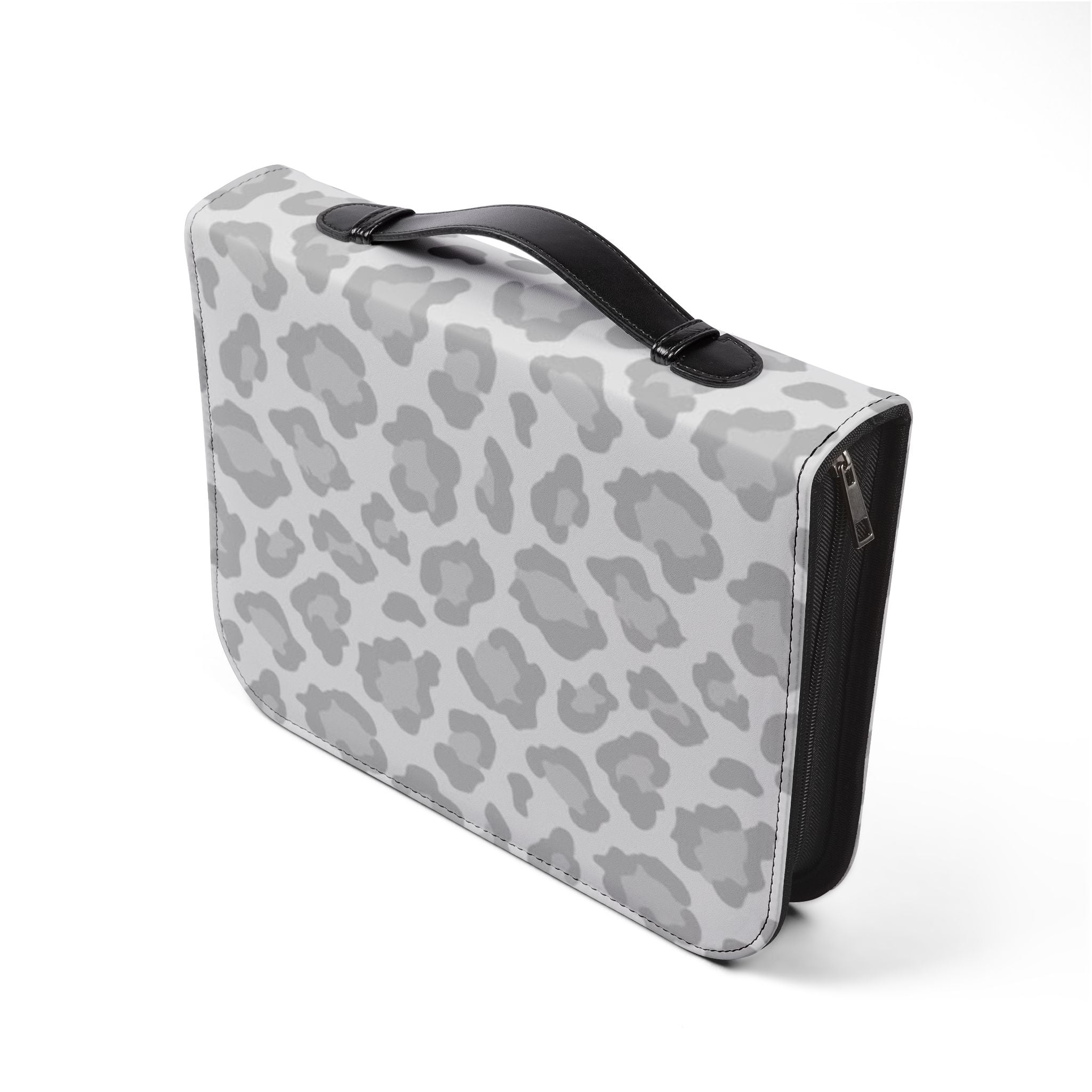 Bible Cover — Minimal Black Heart Zippered Bible Cover