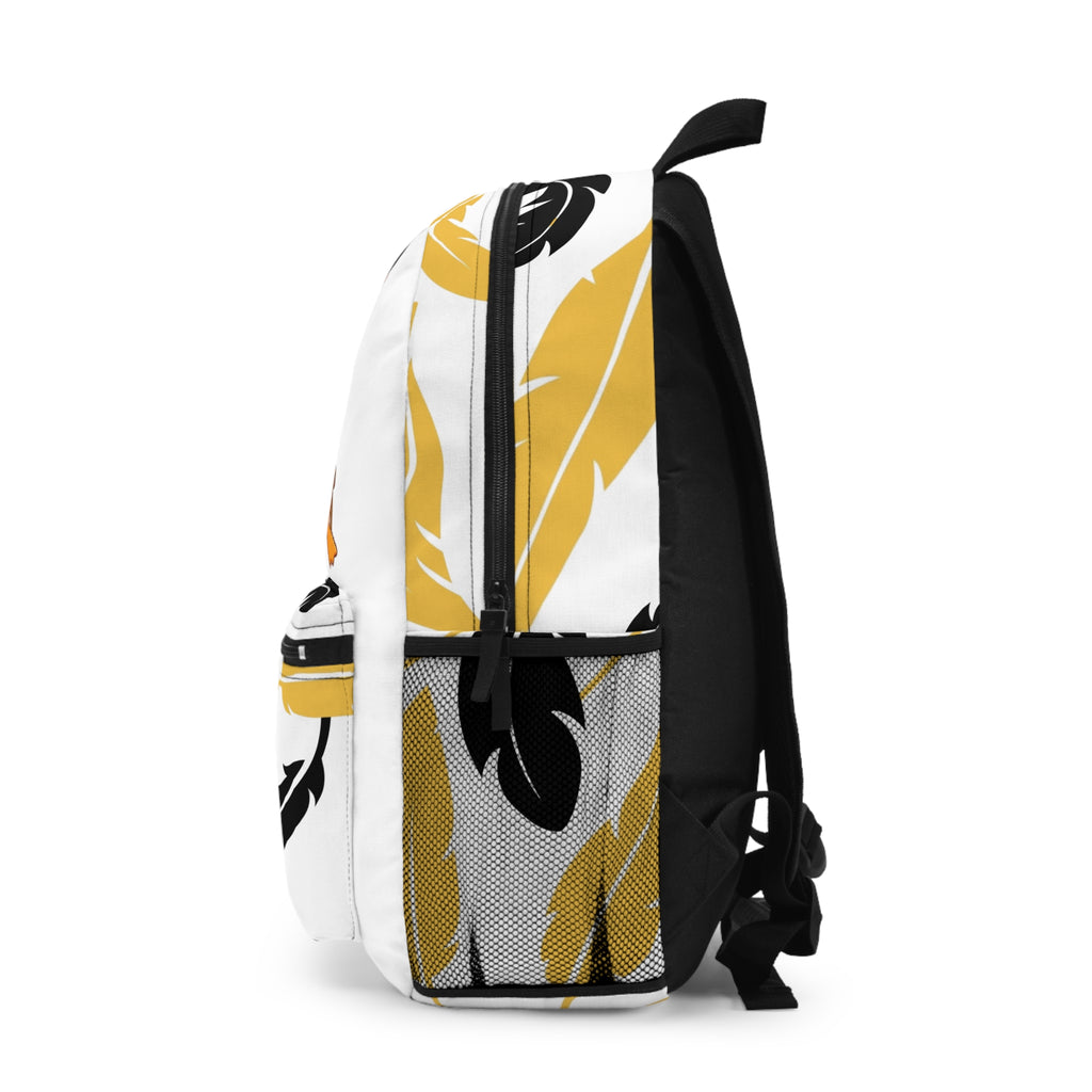 Tweety & Daffy Feather Print Backpack — Cartoon Character School Bag