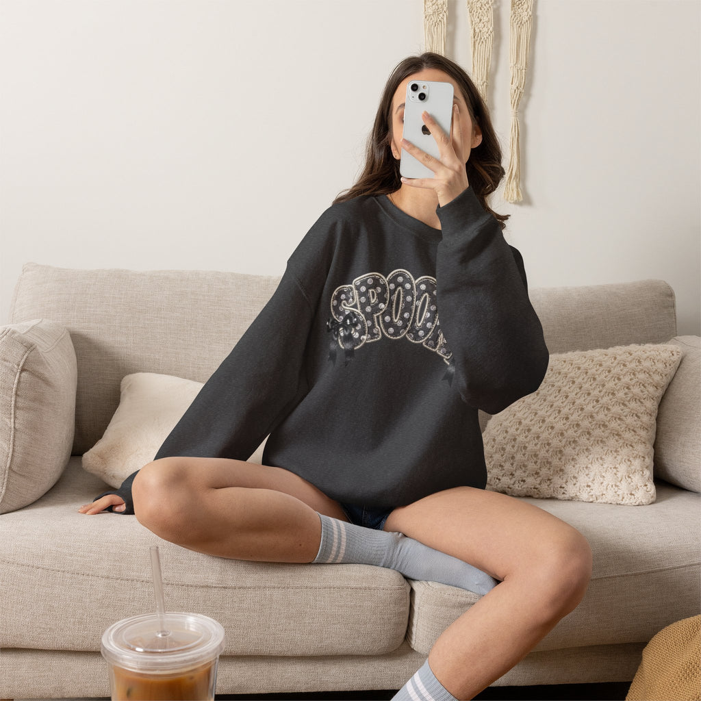 Spooky Floral 'SPOOKY' Crewneck Sweatshirt