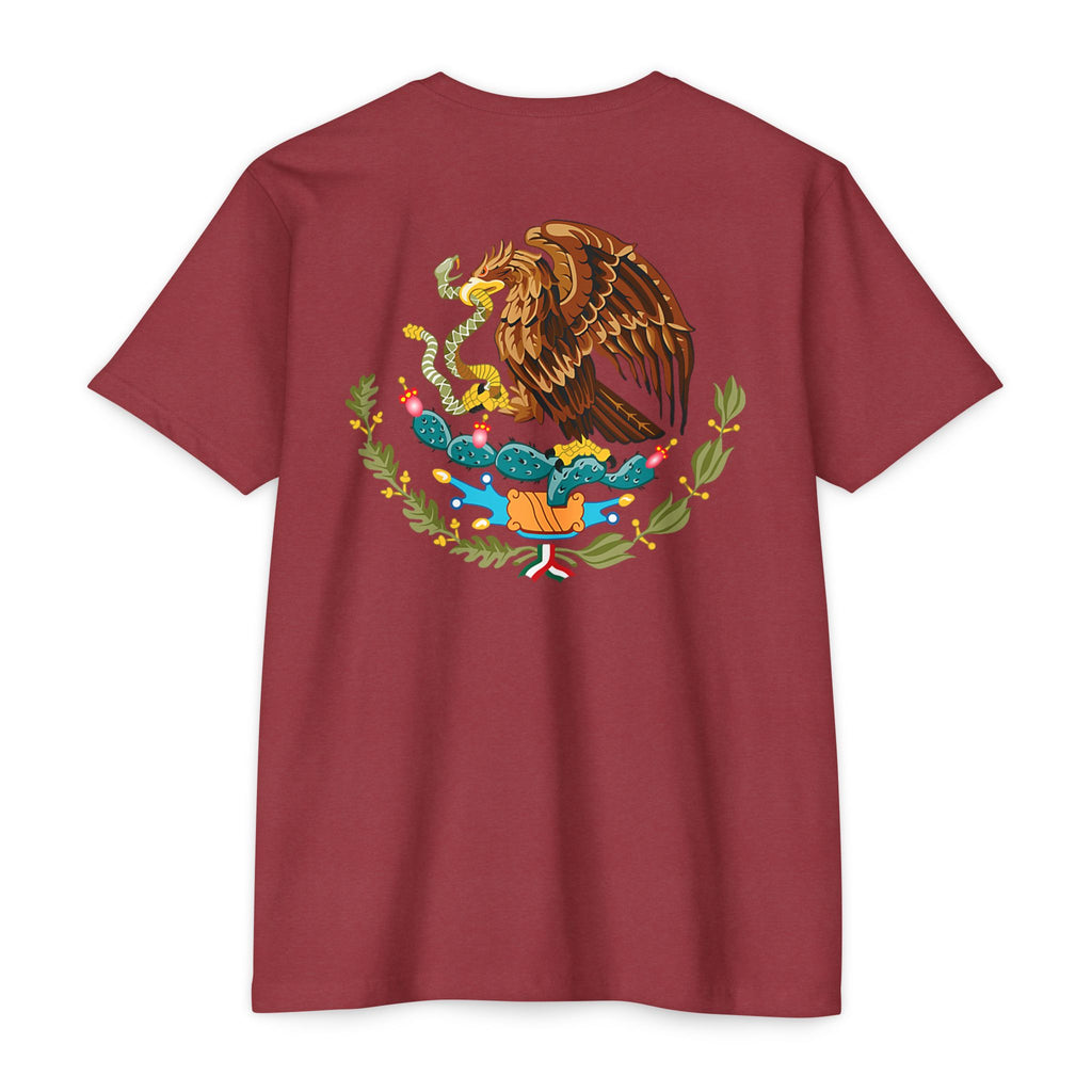 Mexico Flag T-Shirt — Mexican Eagle Emblem Tee