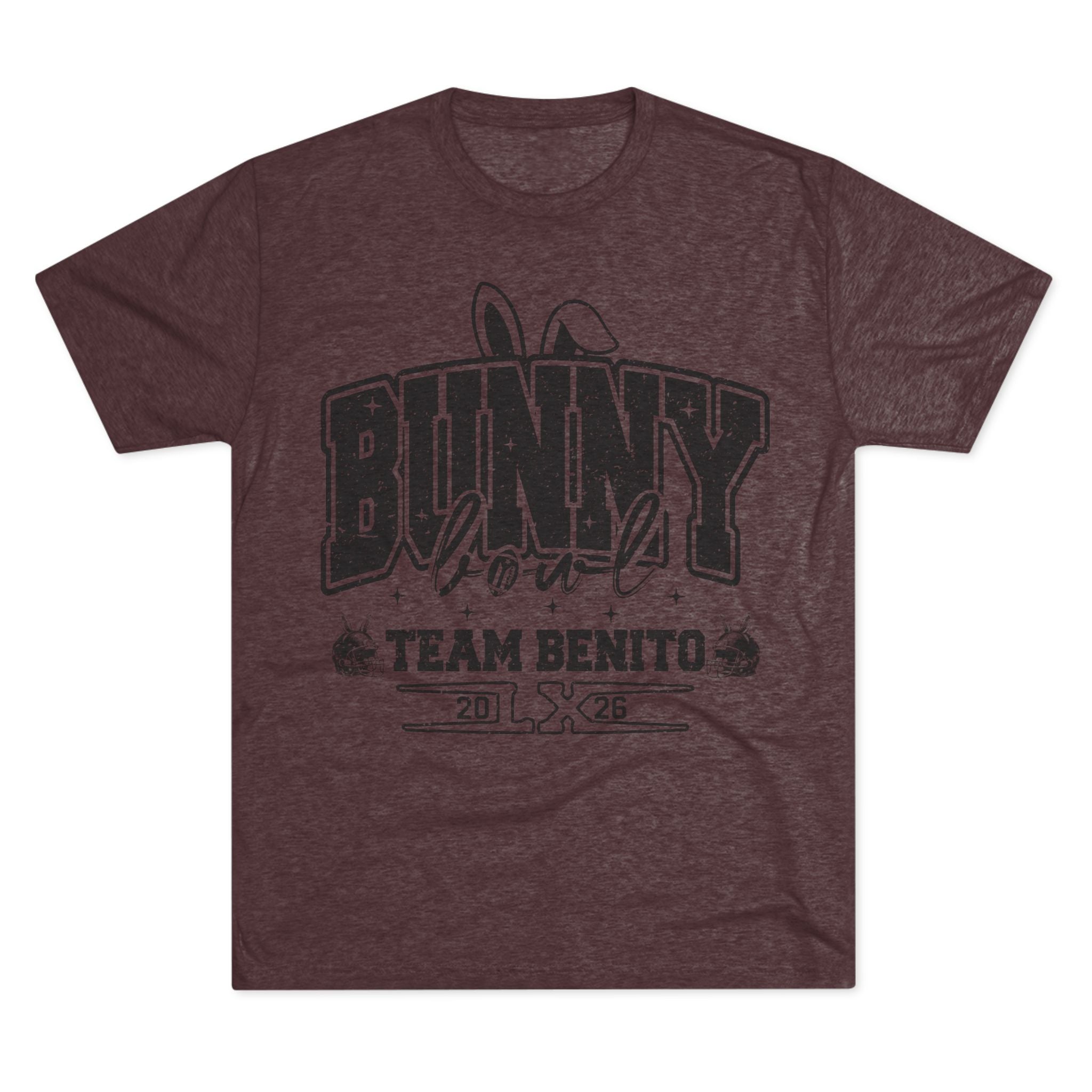 Bunny Bowl Team Benito Tee — Vintage Sports Easter Rabbit Graphic Shirt