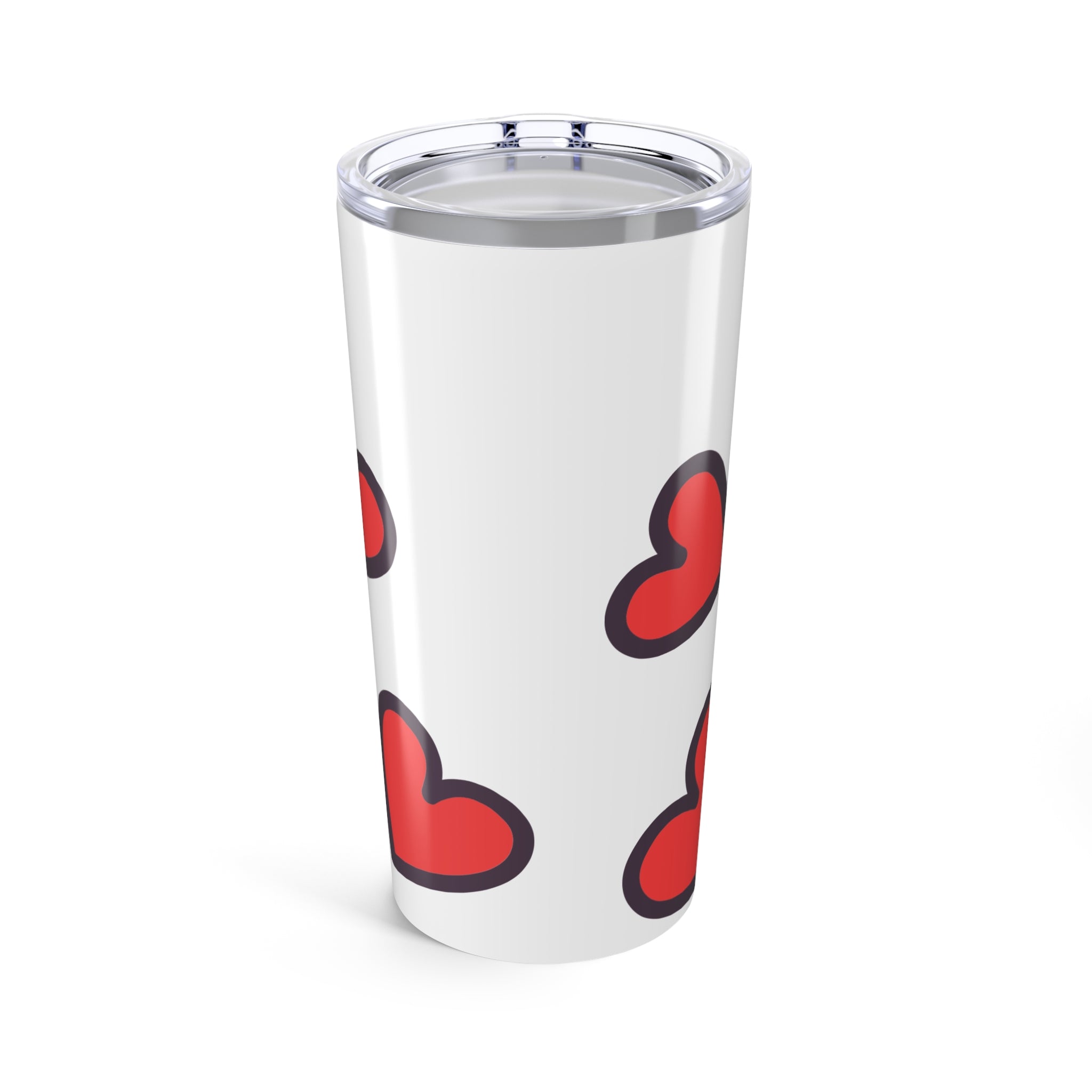 Valentine Heart Pattern Tumbler 20oz