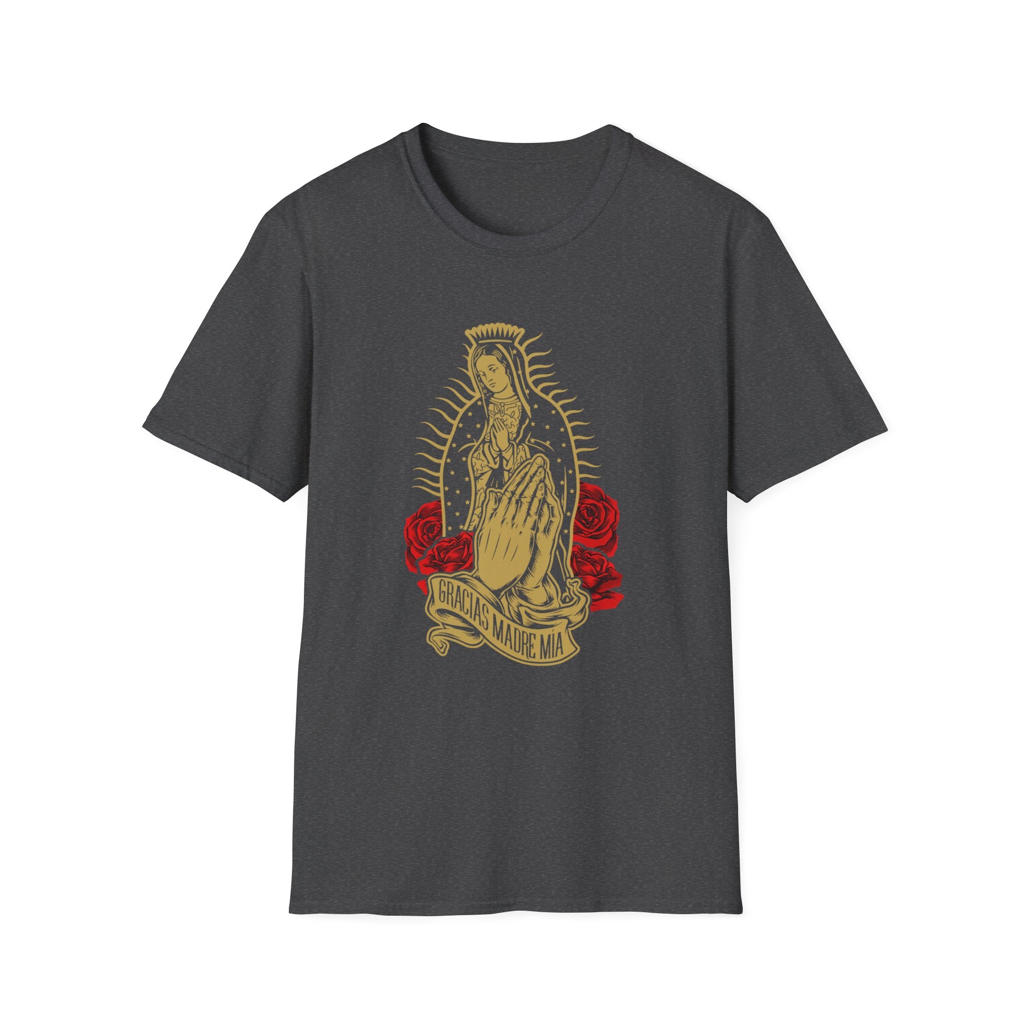 Our Lady of Guadalupe T-Shirt | Virgin Mary illustration, roses