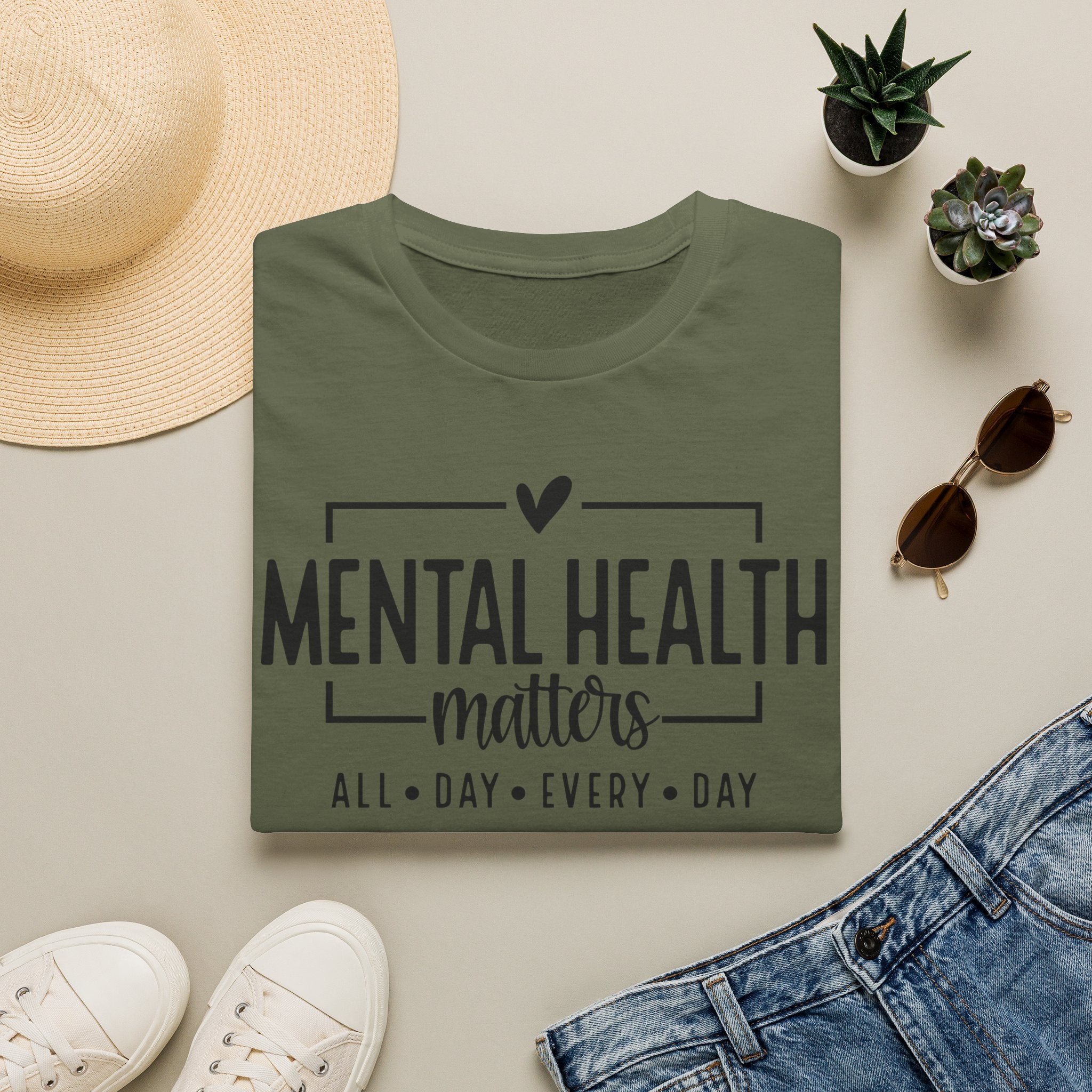 Mental Health Matters T‑Shirt — All Day Every Day Awareness Tee