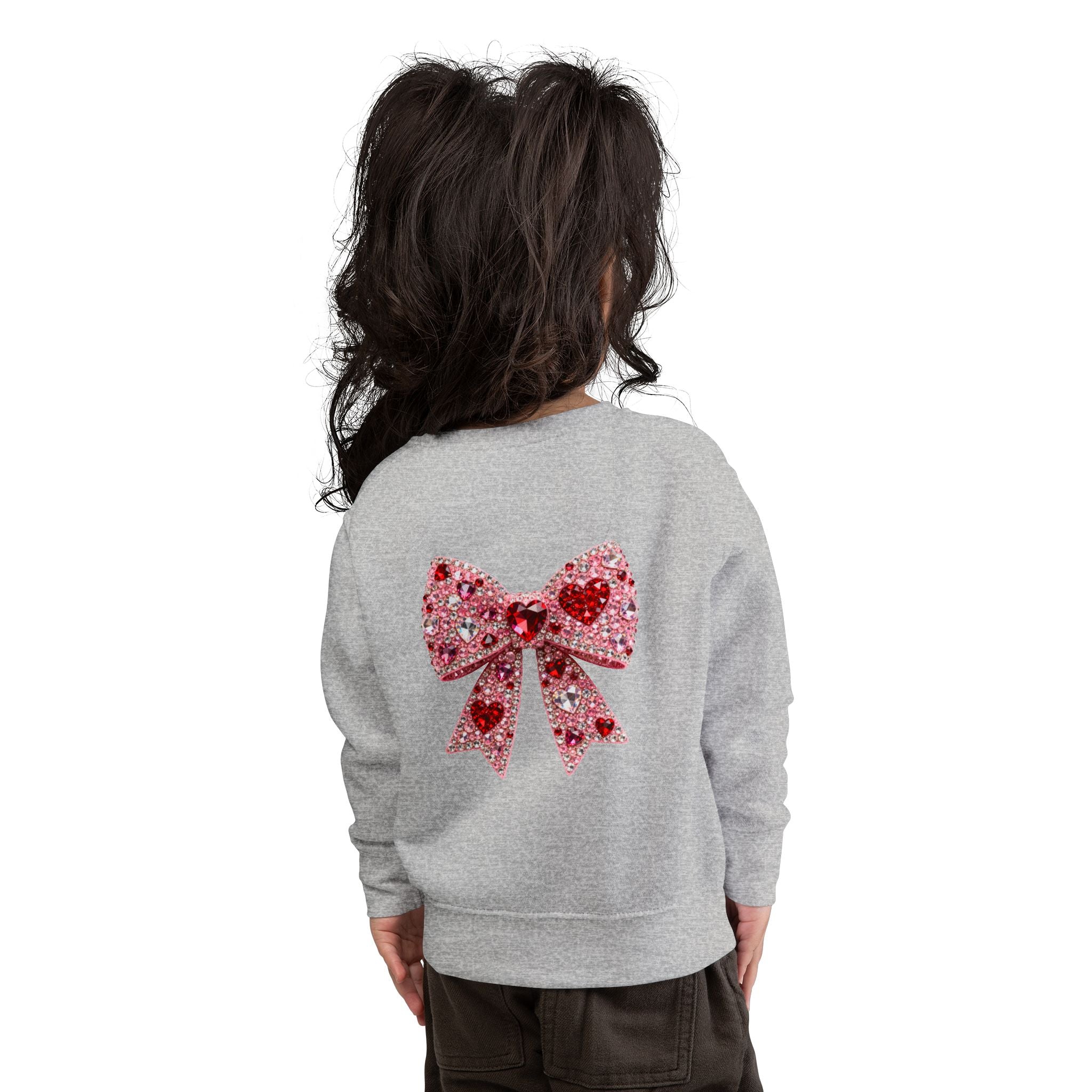 Toddler Sweatshirt — Pink Heart Huntrix