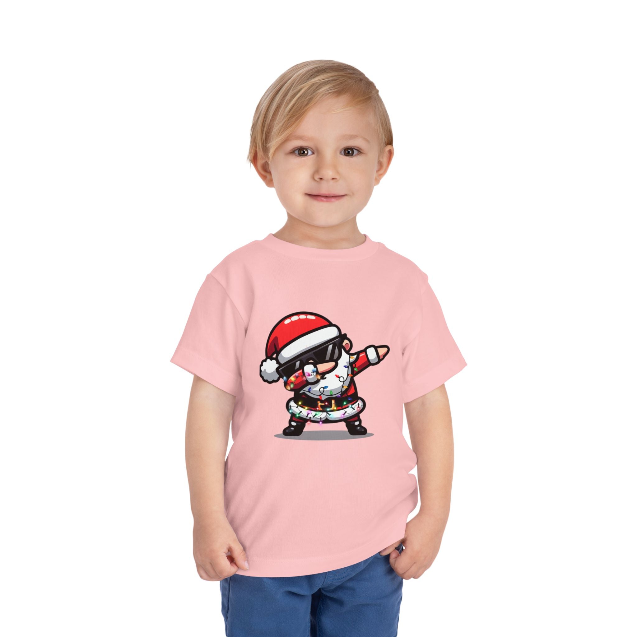 Toddler Tee — Dabbing Santa Holiday Kids Shirt