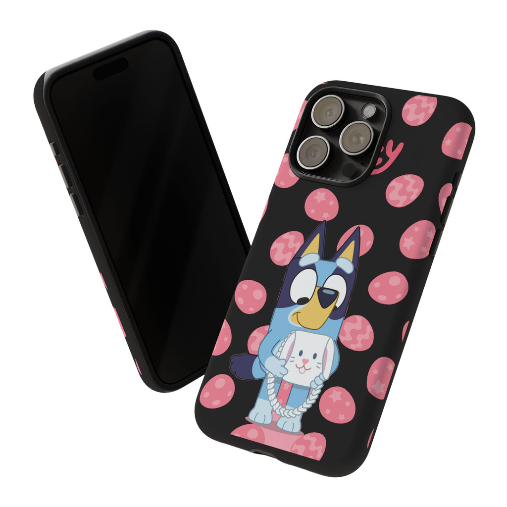 Bluey Holding Bunny phone case | Cute cartoon character phone case