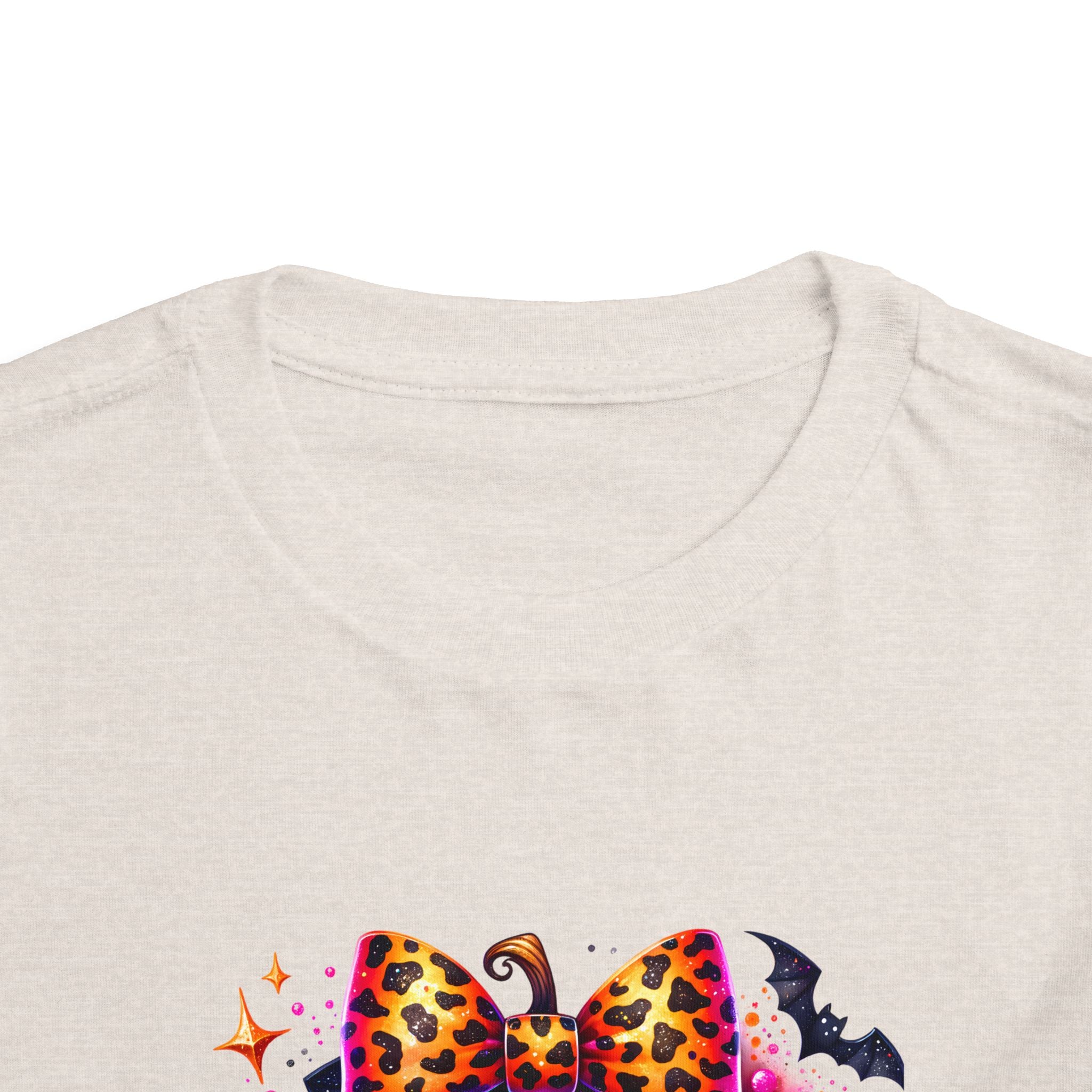 Toddler Tee — "Spooky Season" Pumpkin Bow Halloween Shirt