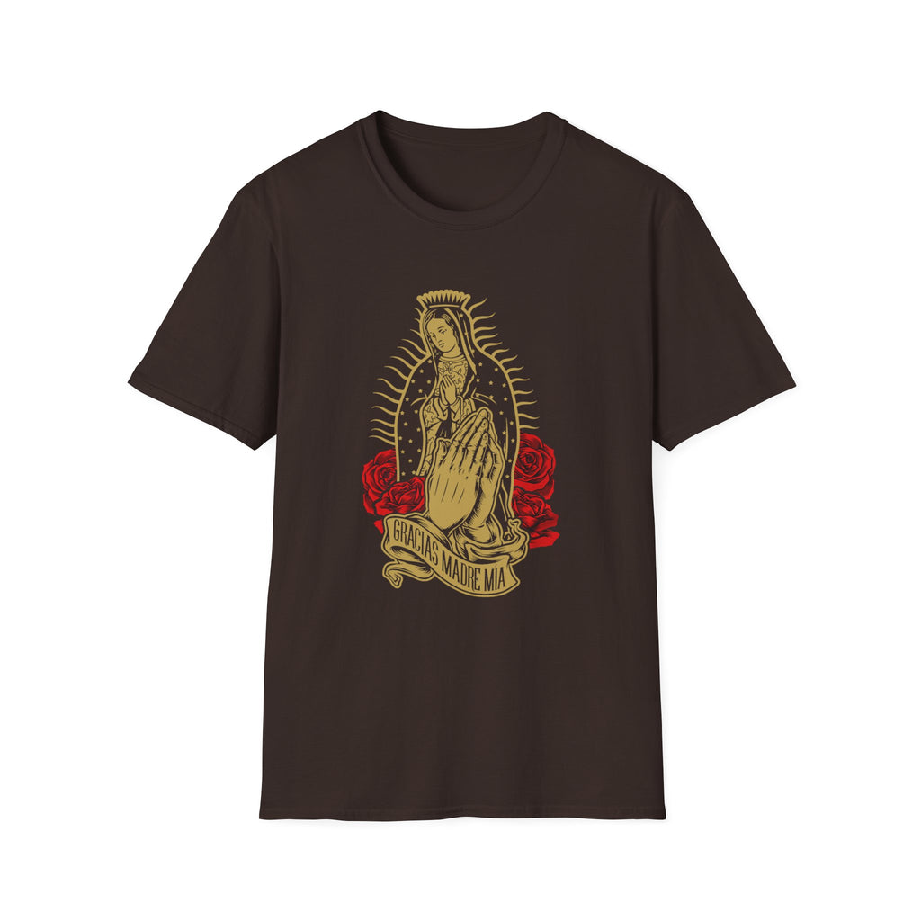 Our Lady of Guadalupe T-Shirt | Virgin Mary illustration, roses