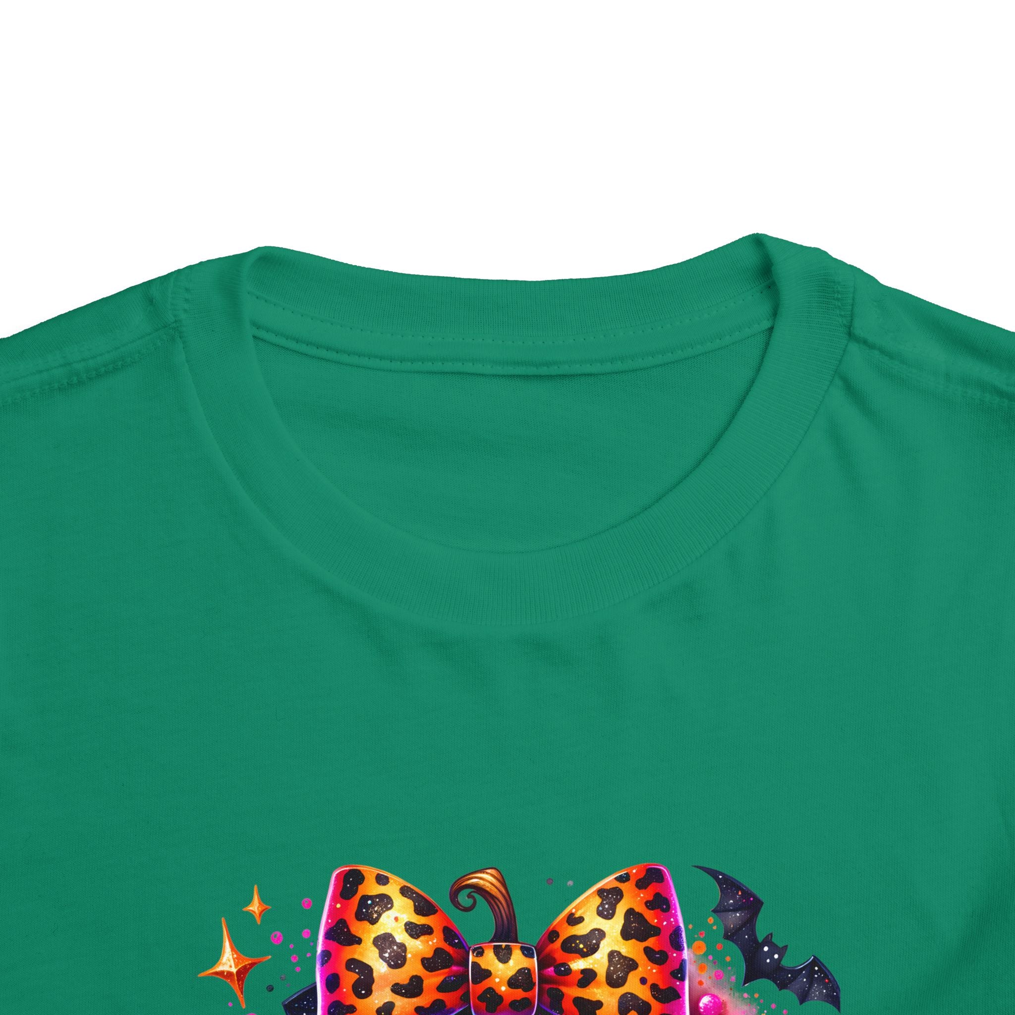 Toddler Tee — "Spooky Season" Pumpkin Bow Halloween Shirt