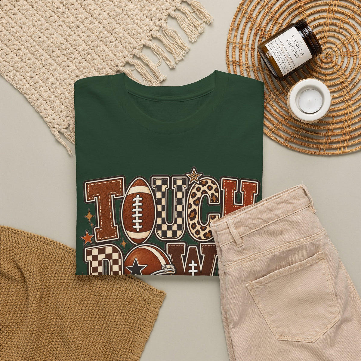 Tough Down Season Football T-Shirt