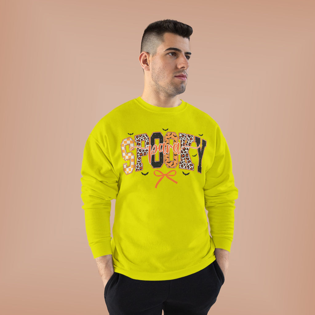 Spooky Leopard Halloween Crewneck Sweatshirt