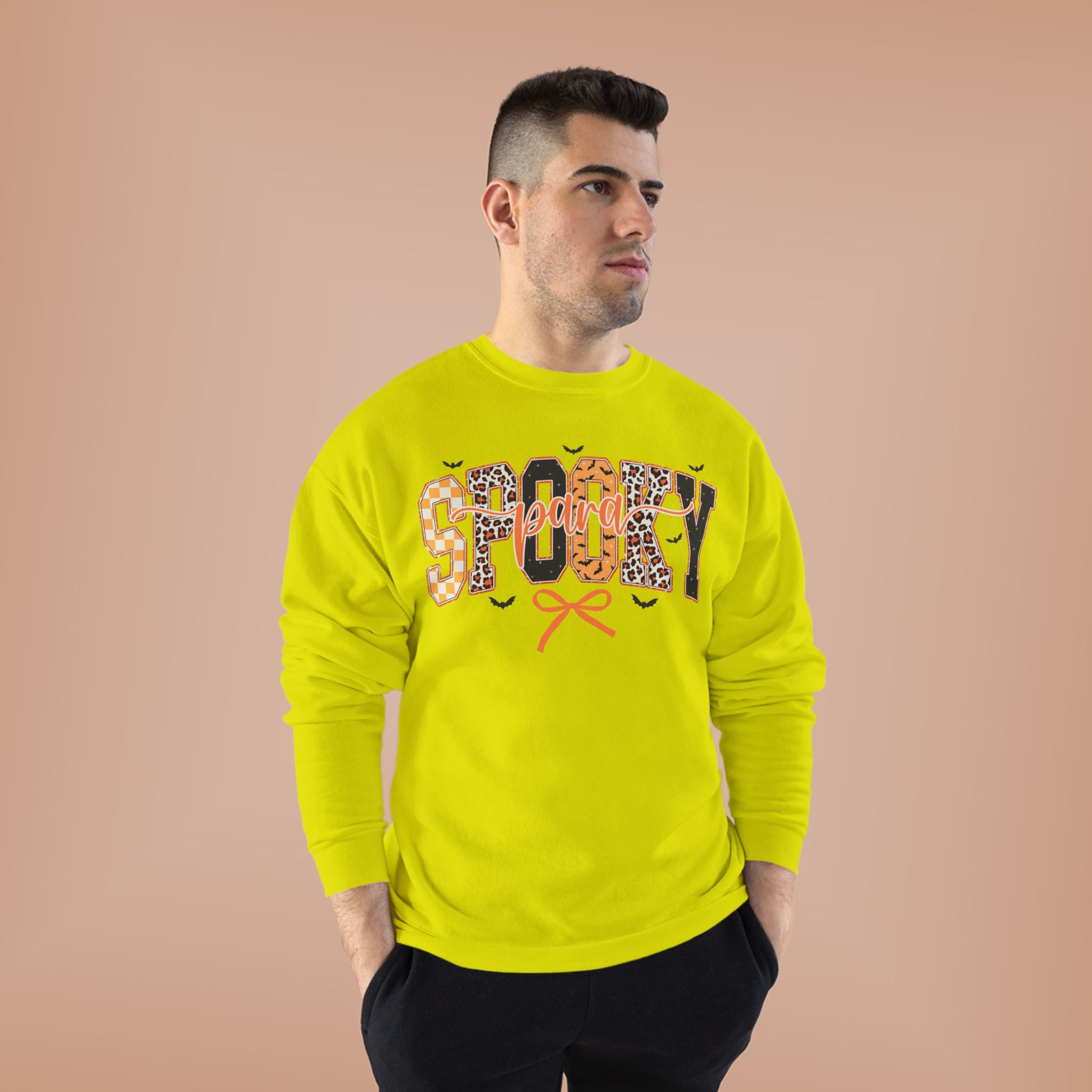 Spooky Leopard Halloween Crewneck Sweatshirt