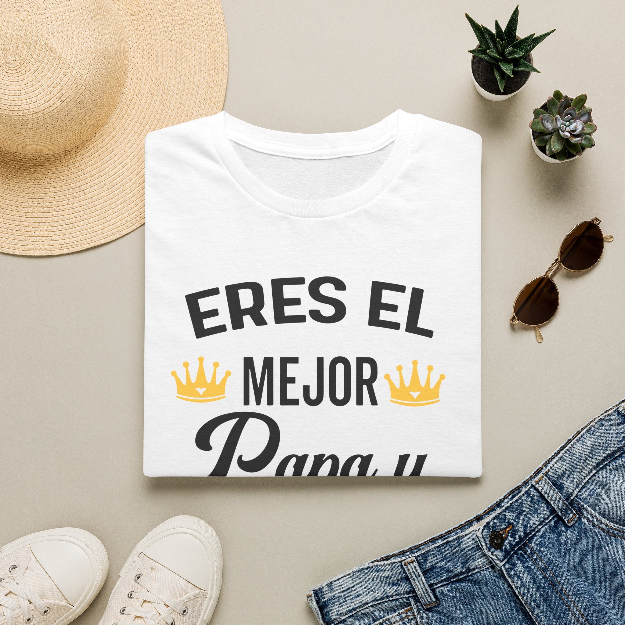 T-Shirt — "Eres el mejor papá y esposo del mundo" Spanish Father's Day Tee