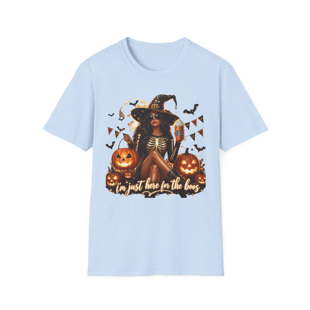 Halloween Witch T-Shirt — "And Just Here in the Boo" Graphic Tee