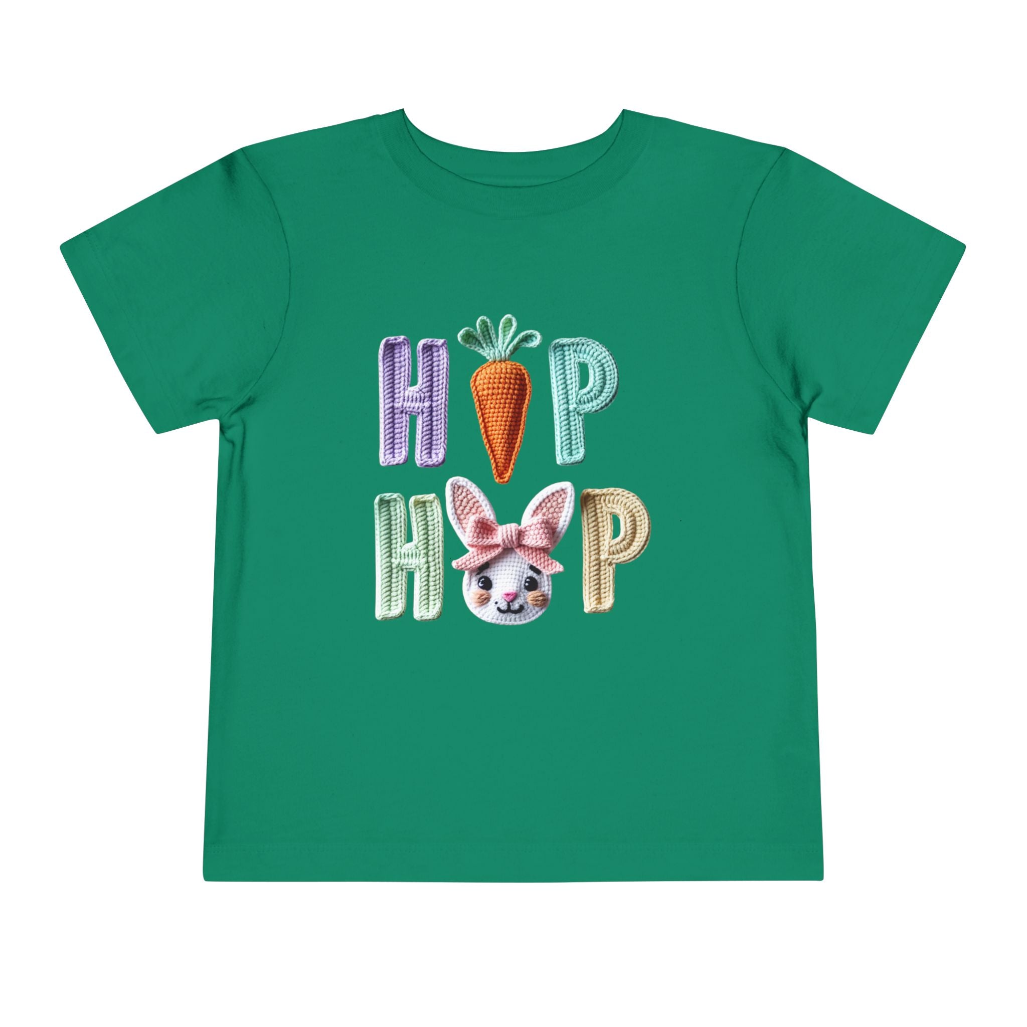 Hip Hop Easter Toddler Tee — Cute Bunny & Carrot Kids Shirt