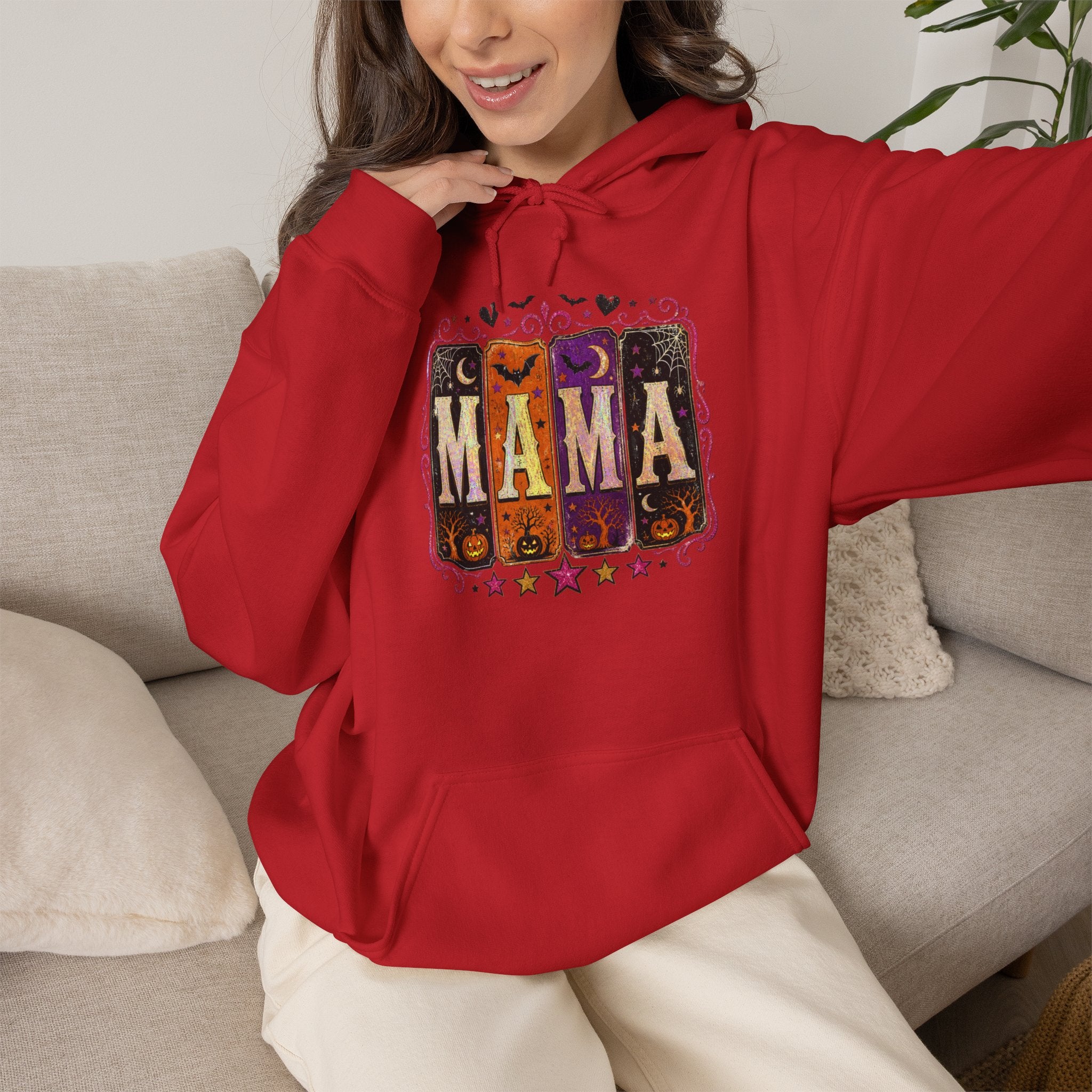 Mama Retro Hoodie — Vintage Letterpress Mother’s Day Sweatshirt