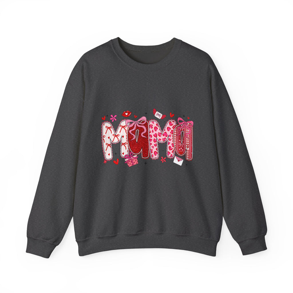 Heart Graphic Sweatshirt - Cute Valentine’s Day