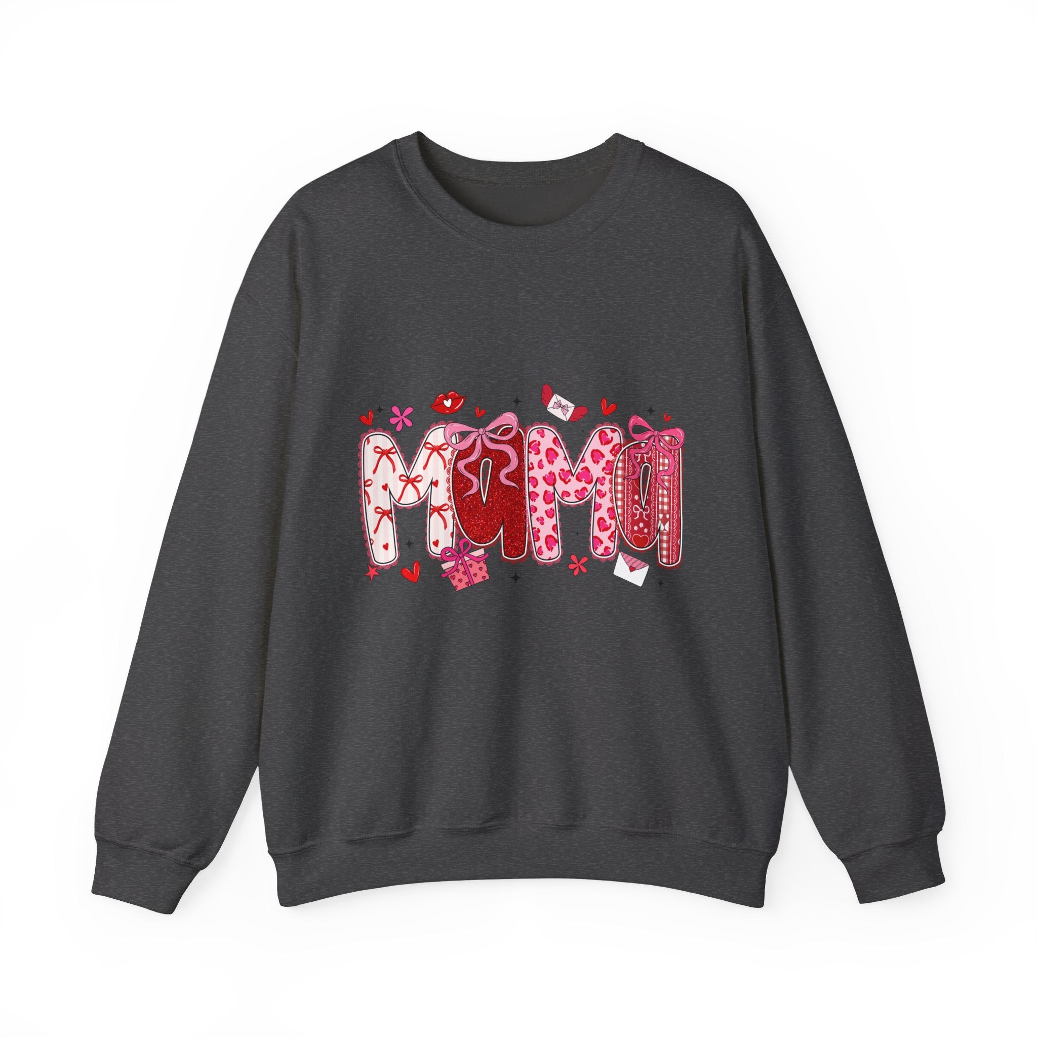 Heart Graphic Sweatshirt - Cute Valentine’s Day