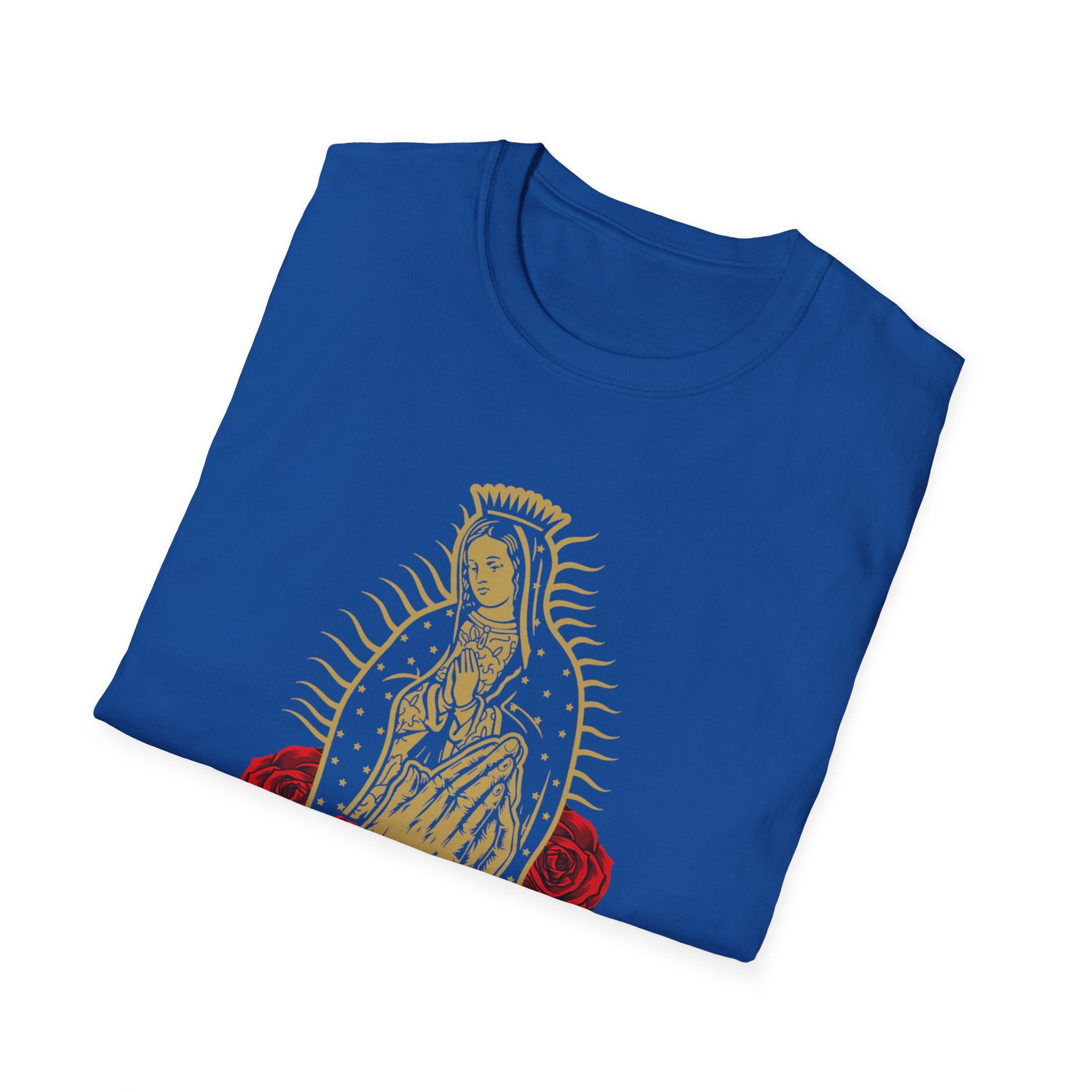 Our Lady of Guadalupe T-Shirt | Virgin Mary illustration, roses