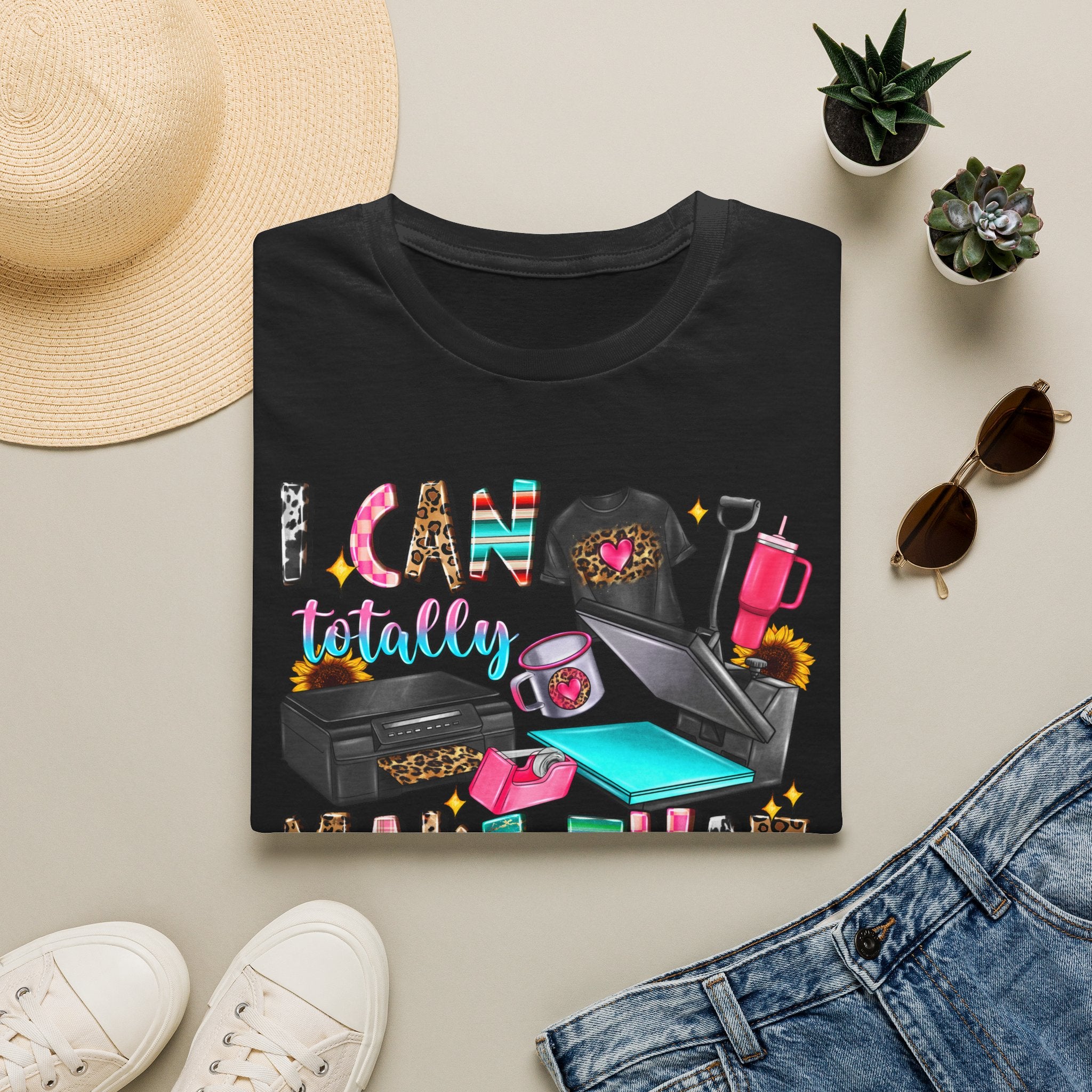 T-Shirt — "I Can Totally Make That" Crafting Tools Graphic Tee