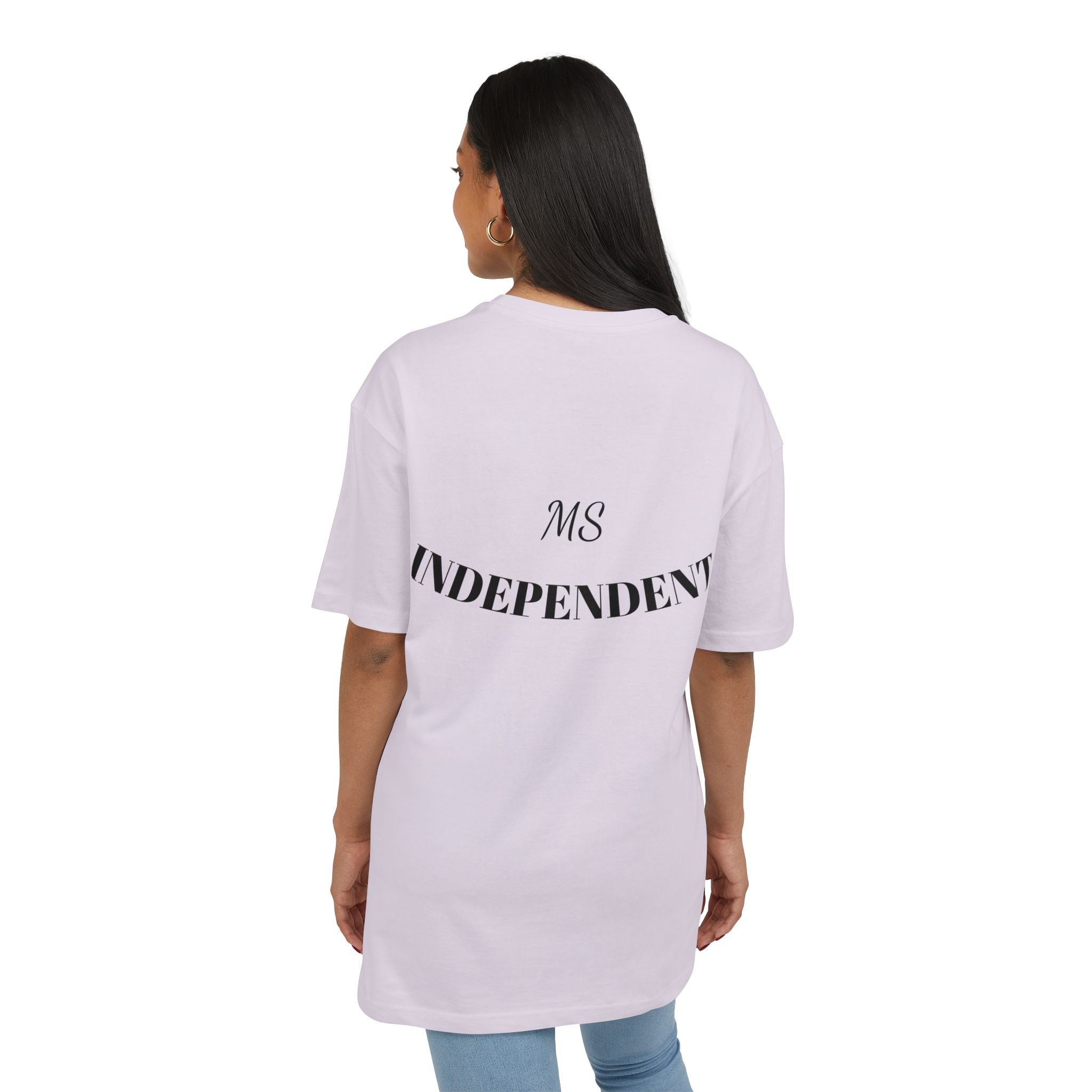 Ms Independent Oversize Tee — Graphic Statement T‑Shirt