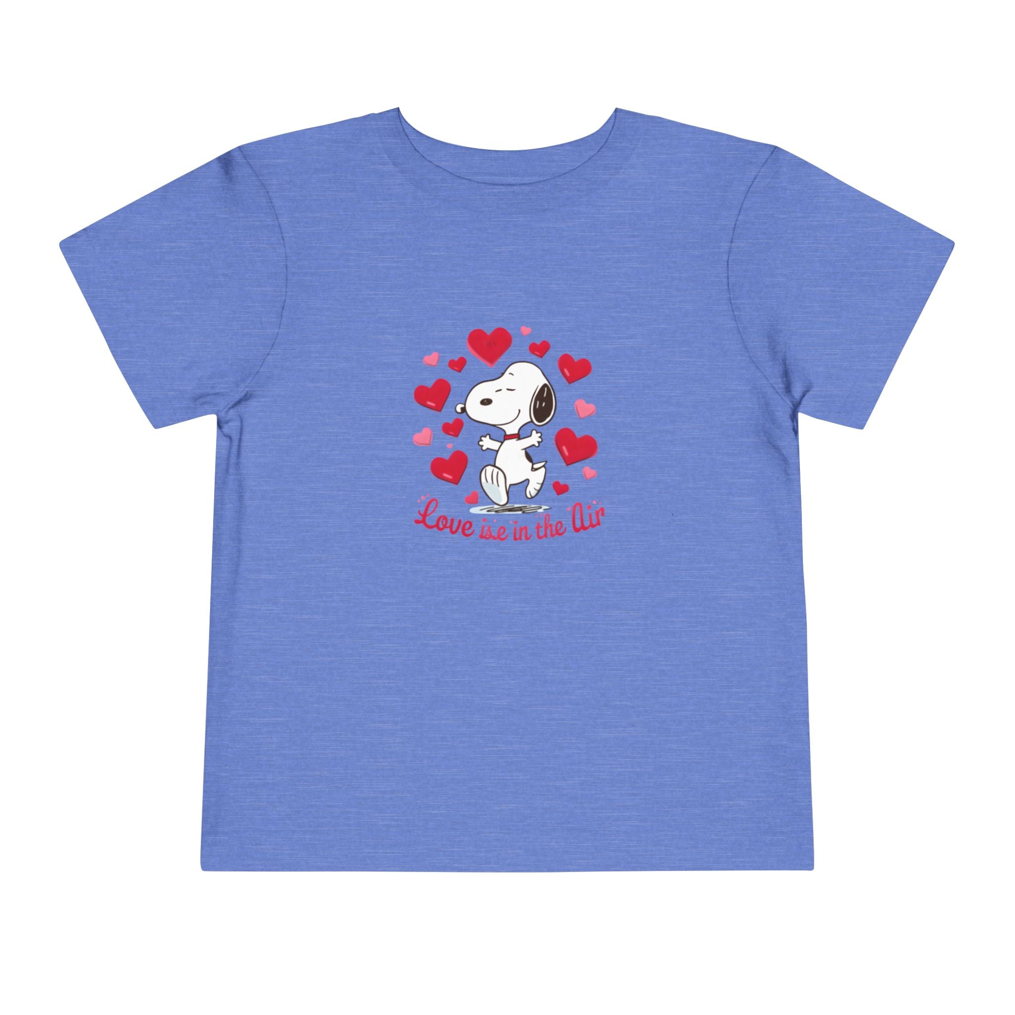 Toddler Tee — Cute Puppy “Love Is in the Air” Valentine Shirt