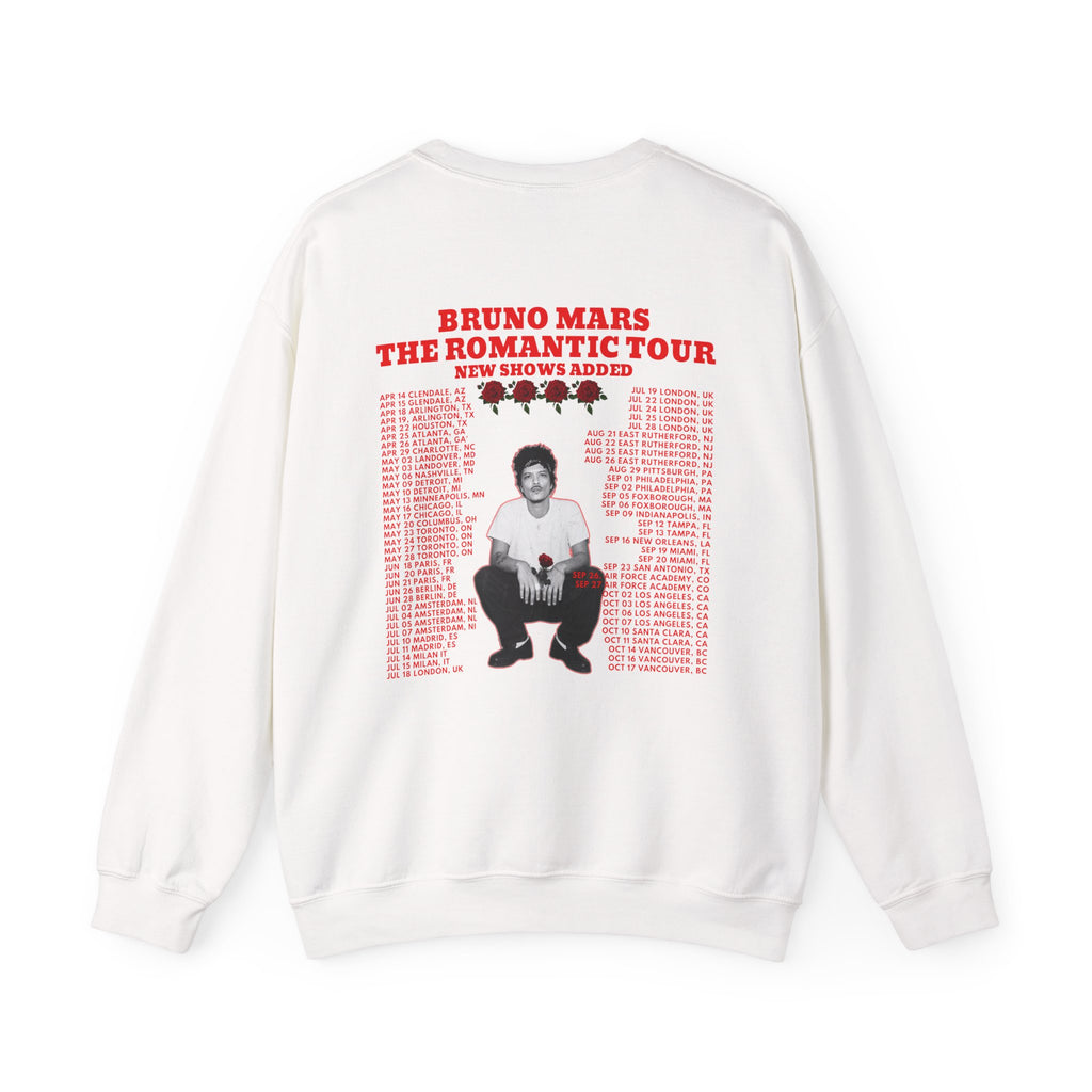 Tour Crewneck Sweatshirt — The Romantic Tour Graphic