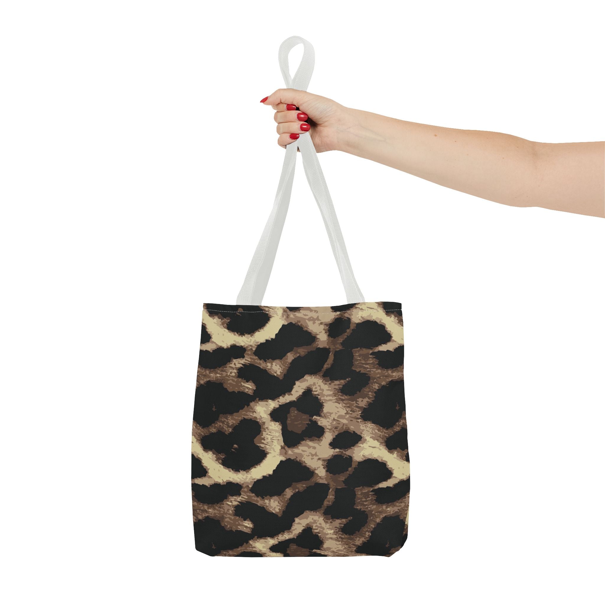 Leopard Print Tote Bag - All-Over-Print Fashion Shopper