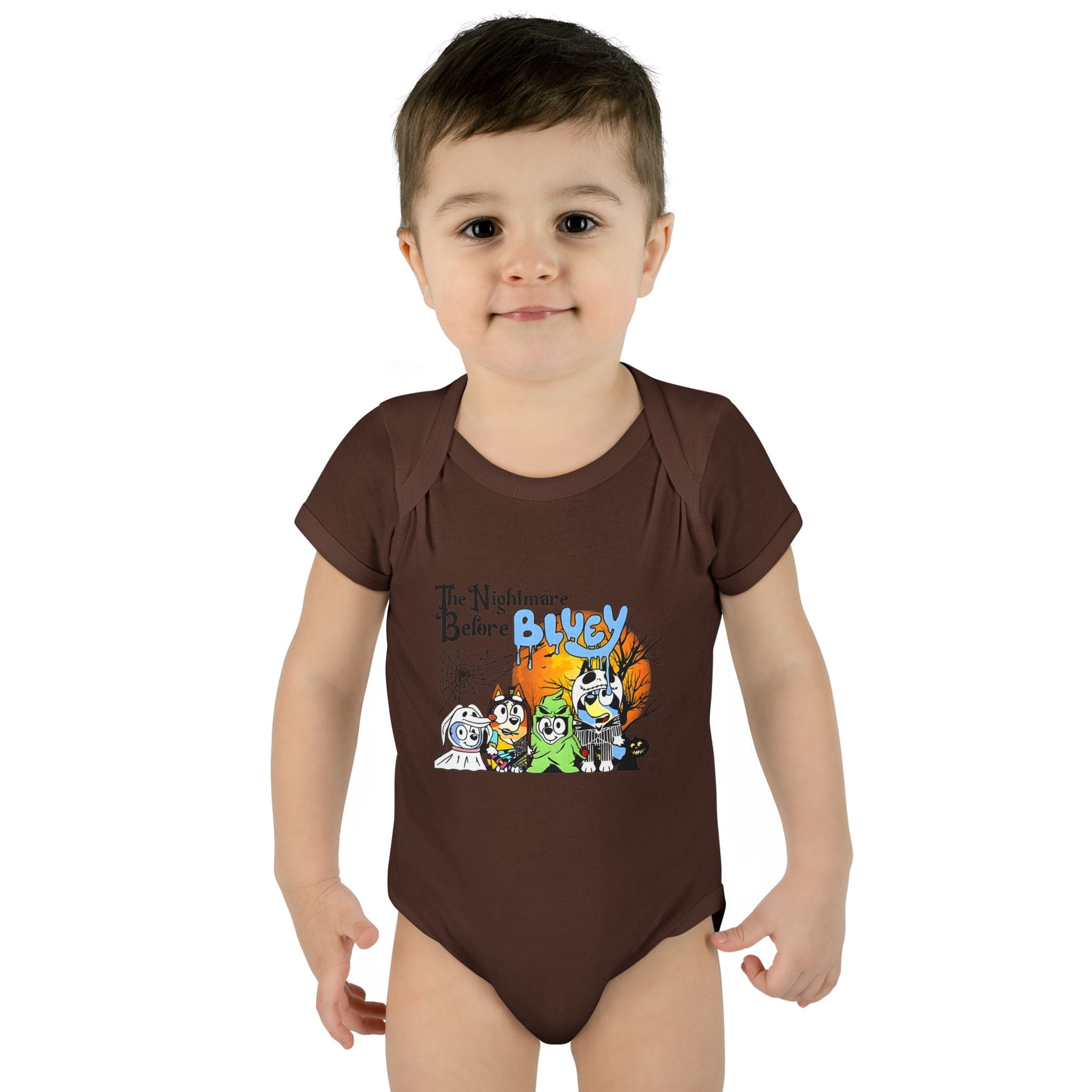 Baby Bodysuit - Cute Cartoon Halloween Infant Onesie