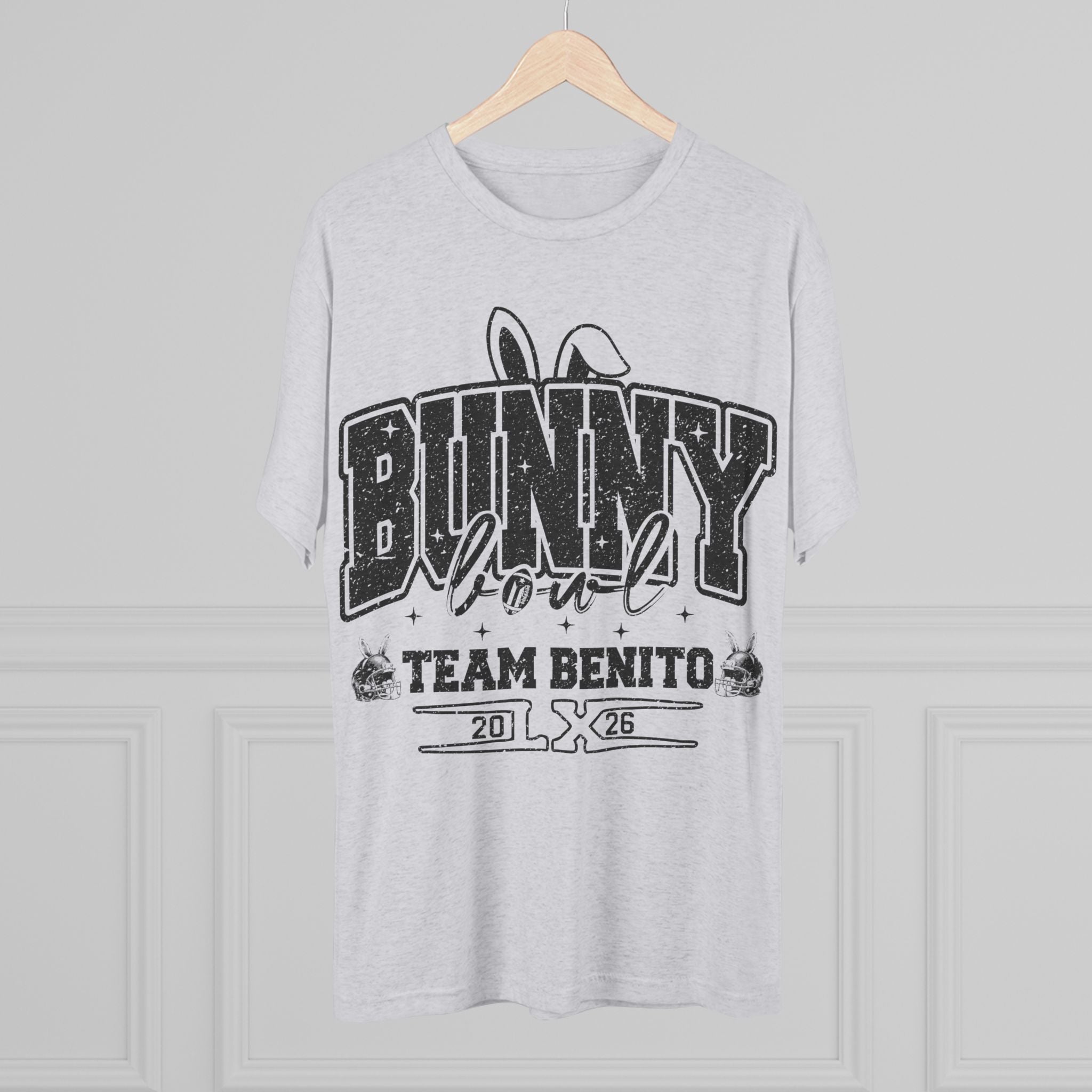 Bunny Bowl Team Benito Tee — Vintage Sports Easter Rabbit Graphic Shirt