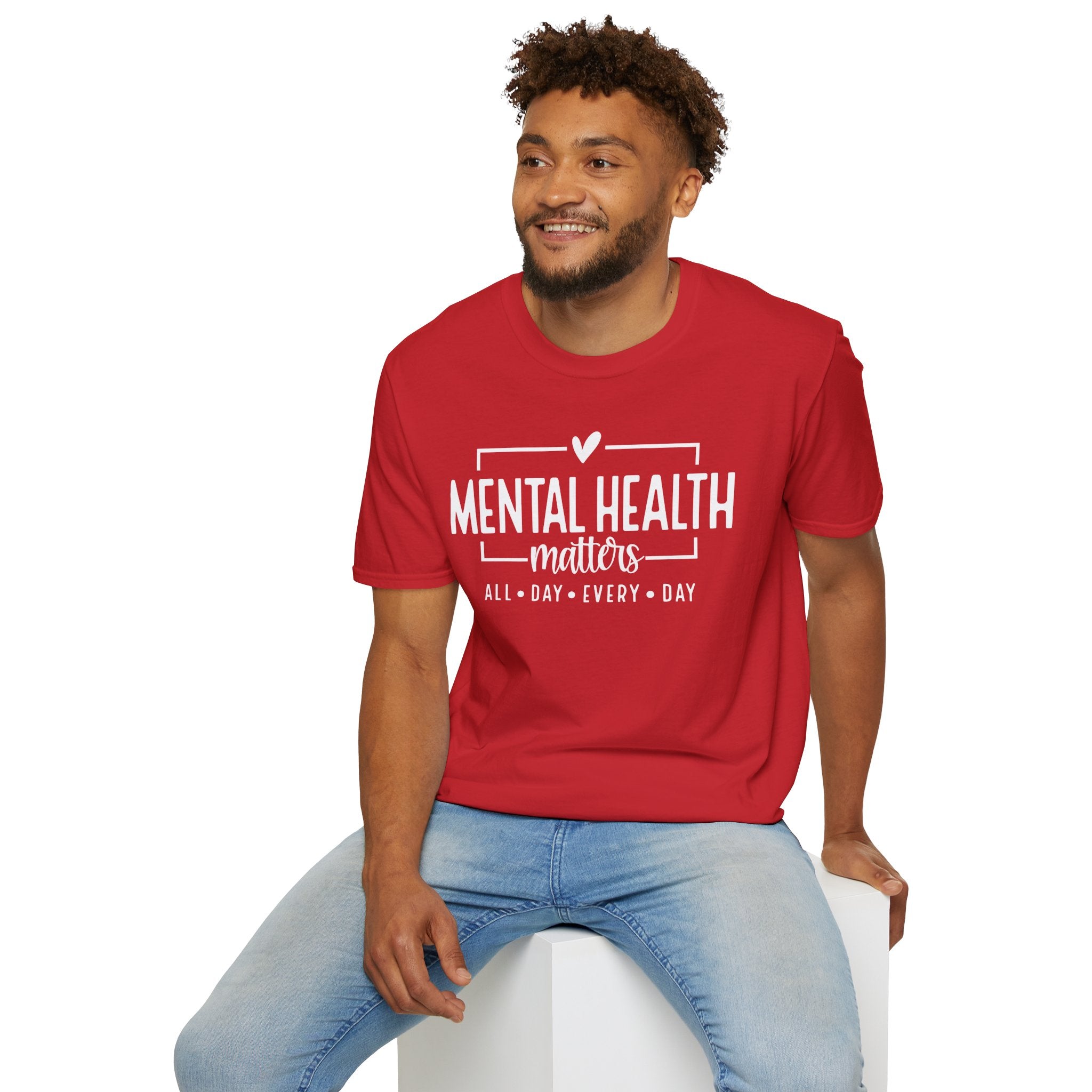 Mental Health Matters T-Shirt — "All Day • Every Day" Awareness Tee