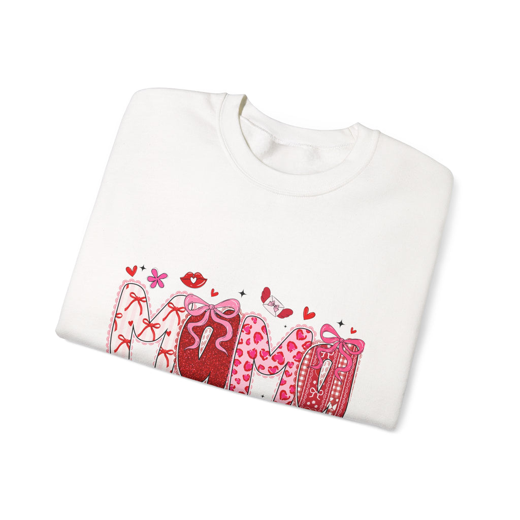 Heart Graphic Sweatshirt - Cute Valentine’s Day