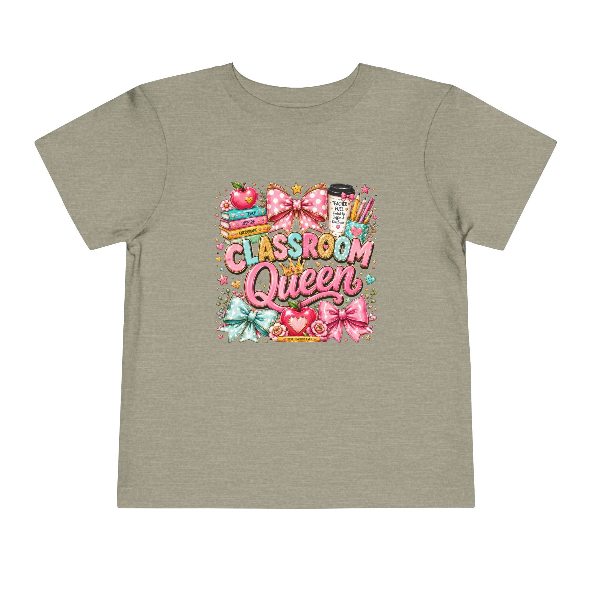 Classroom Queen Toddler T-Shirt — Cute School Teacher Inspired Tee