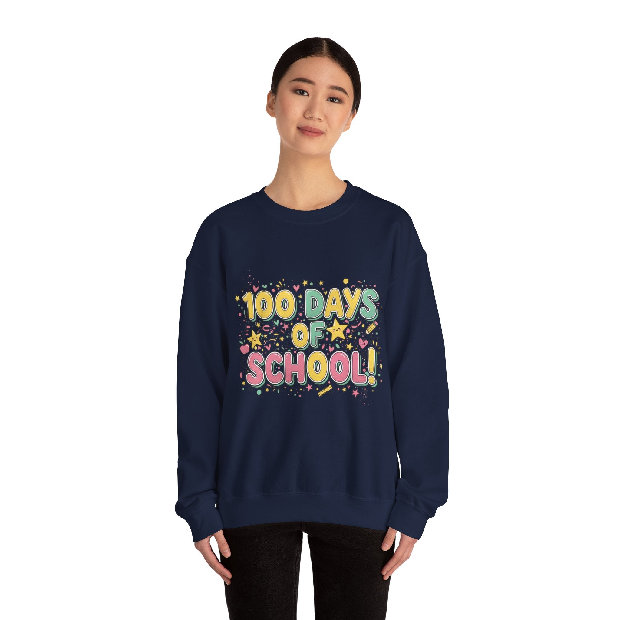 Unisex Heavy Blend™ Crewneck Sweatshirt | 100 Days of school