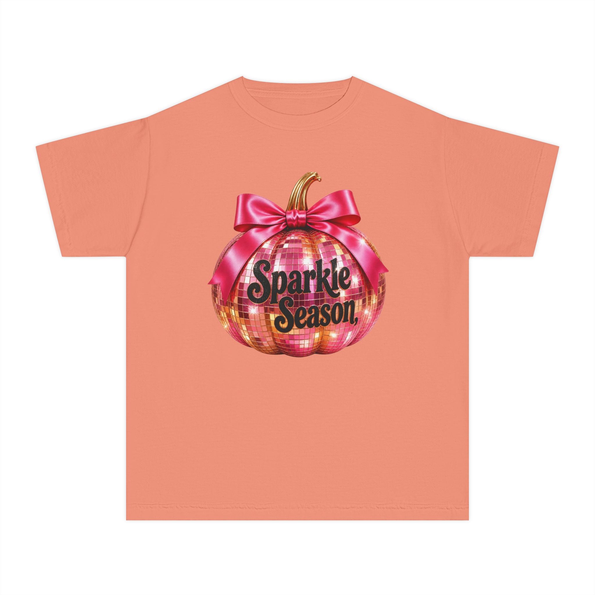 Sparkle Season Pumpkin Youth T‑Shirt