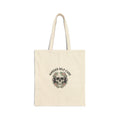 Harder Self-Care Skull Tote | Heavy Metal Wellness, gothic wellness quote