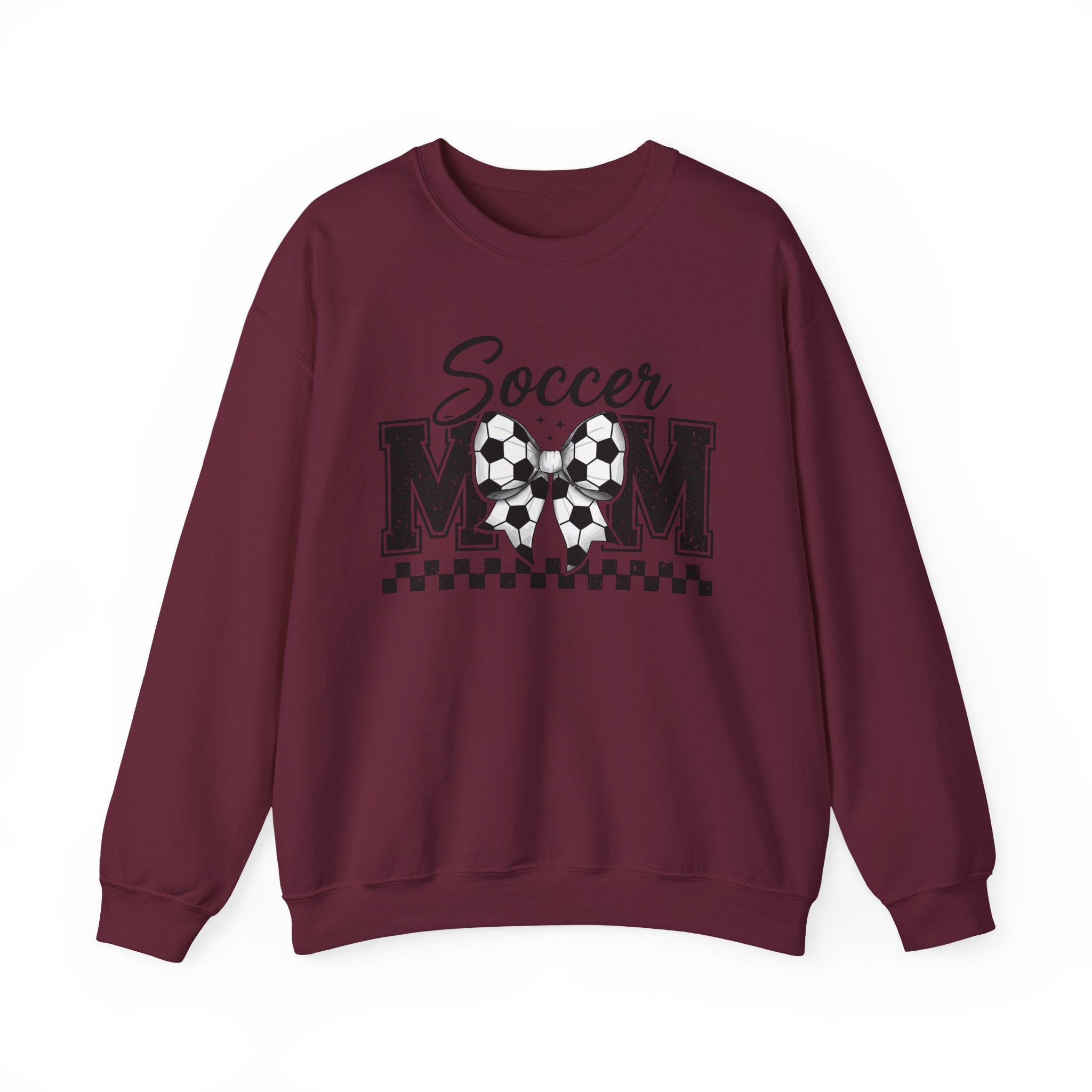 Soccer Mom Crewneck Sweatshirt — Vintage Soccer Ball Design