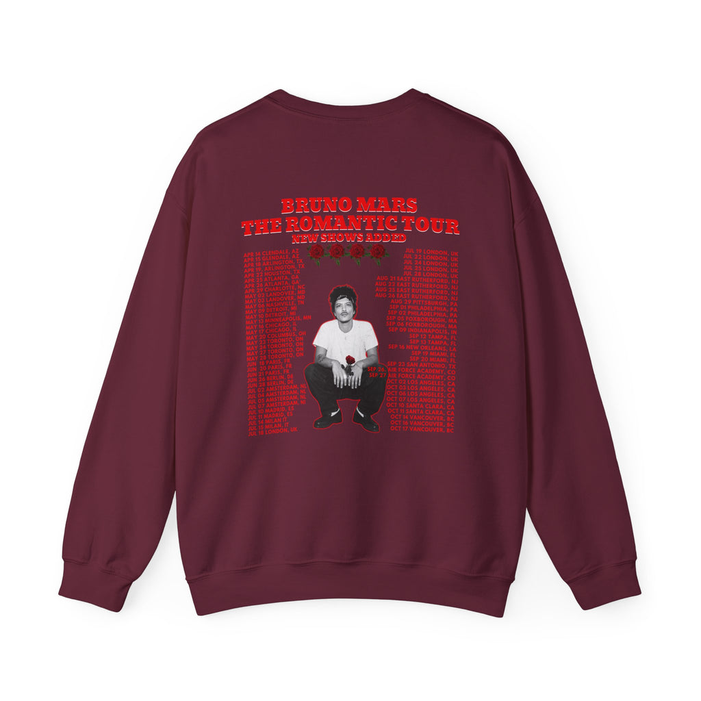 Tour Crewneck Sweatshirt — The Romantic Tour Graphic