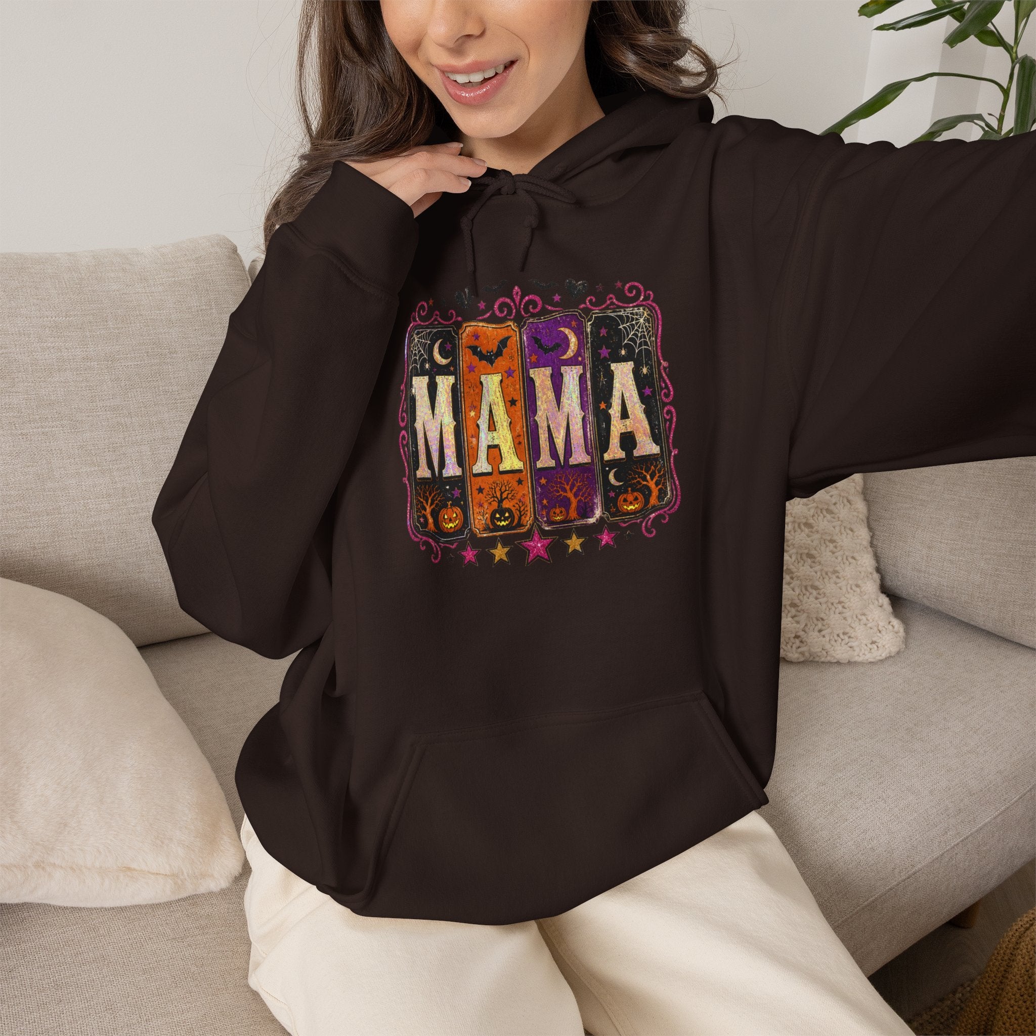 Mama Retro Hoodie — Vintage Letterpress Mother’s Day Sweatshirt